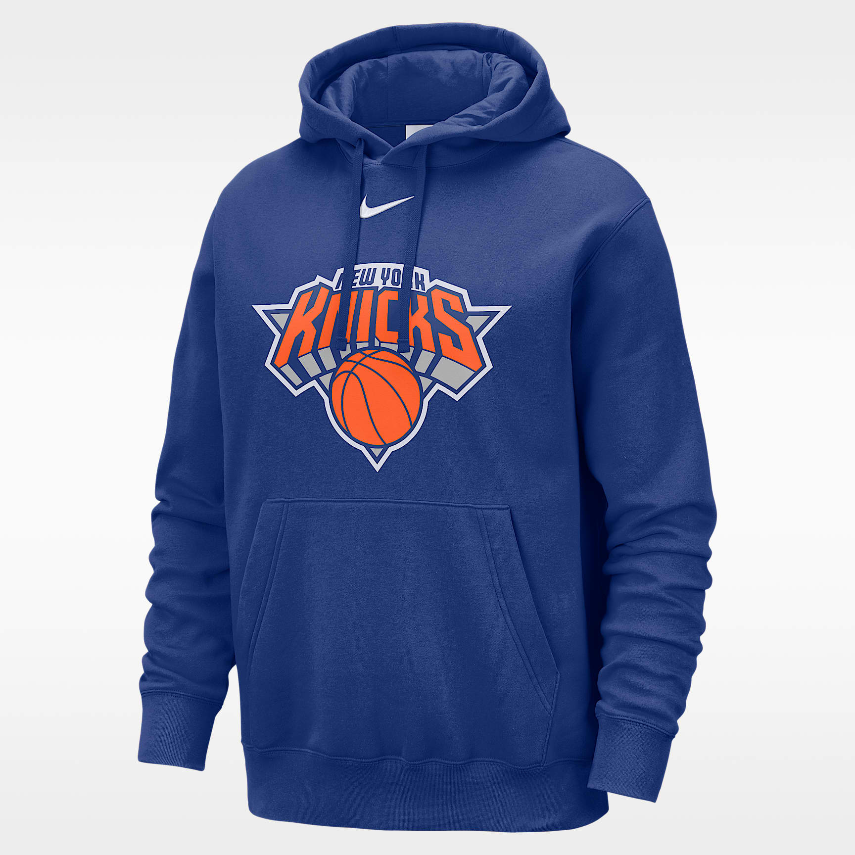 Sudadera con gorro sin cierre Nike de la NBA para hombre New York Knicks Club