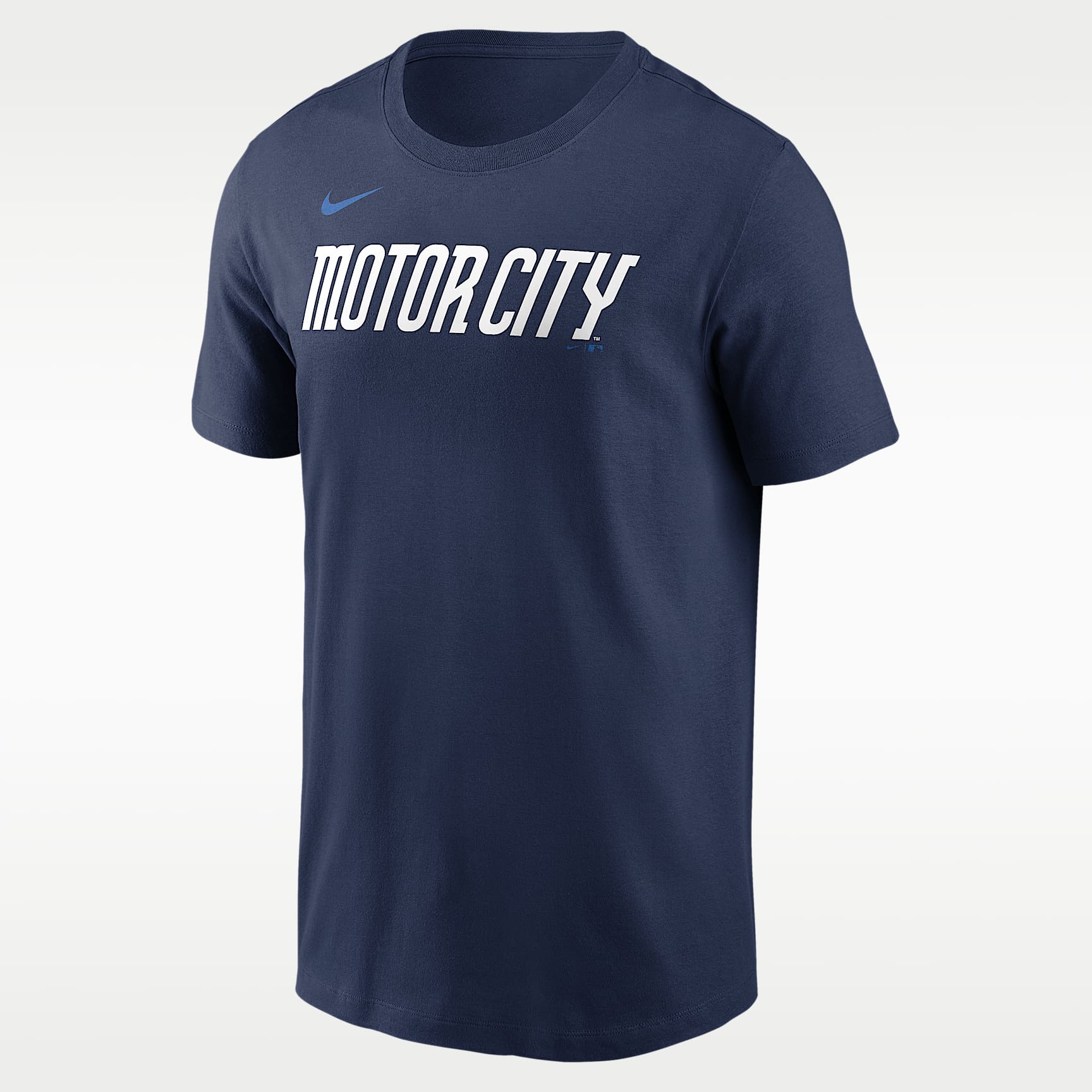 Playera Nike de la MLB para hombre Detroit Tigers City Connect Large Logo