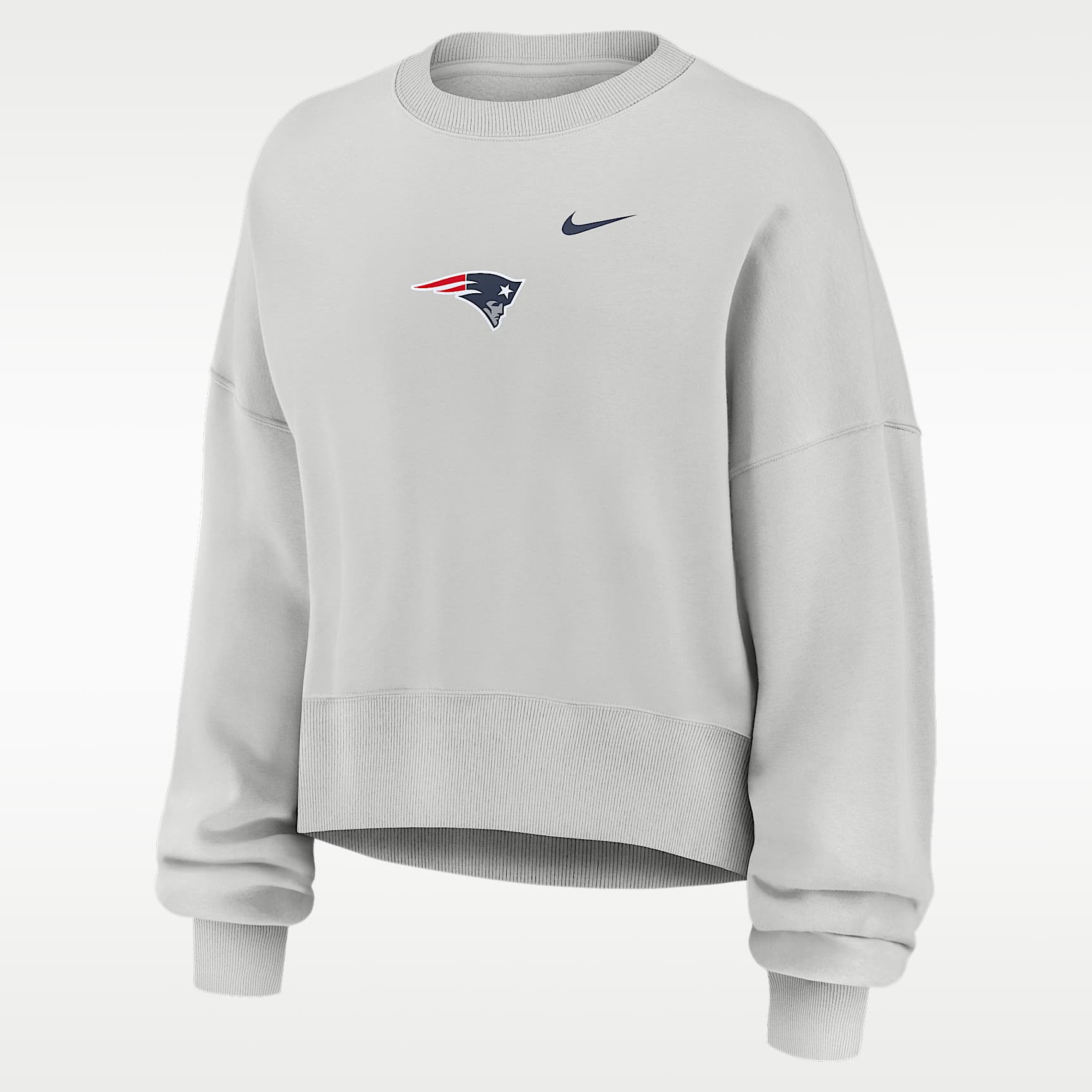 New England Patriots Primetime Phoenix Women's Nike NFL Oversized Pullover Crew