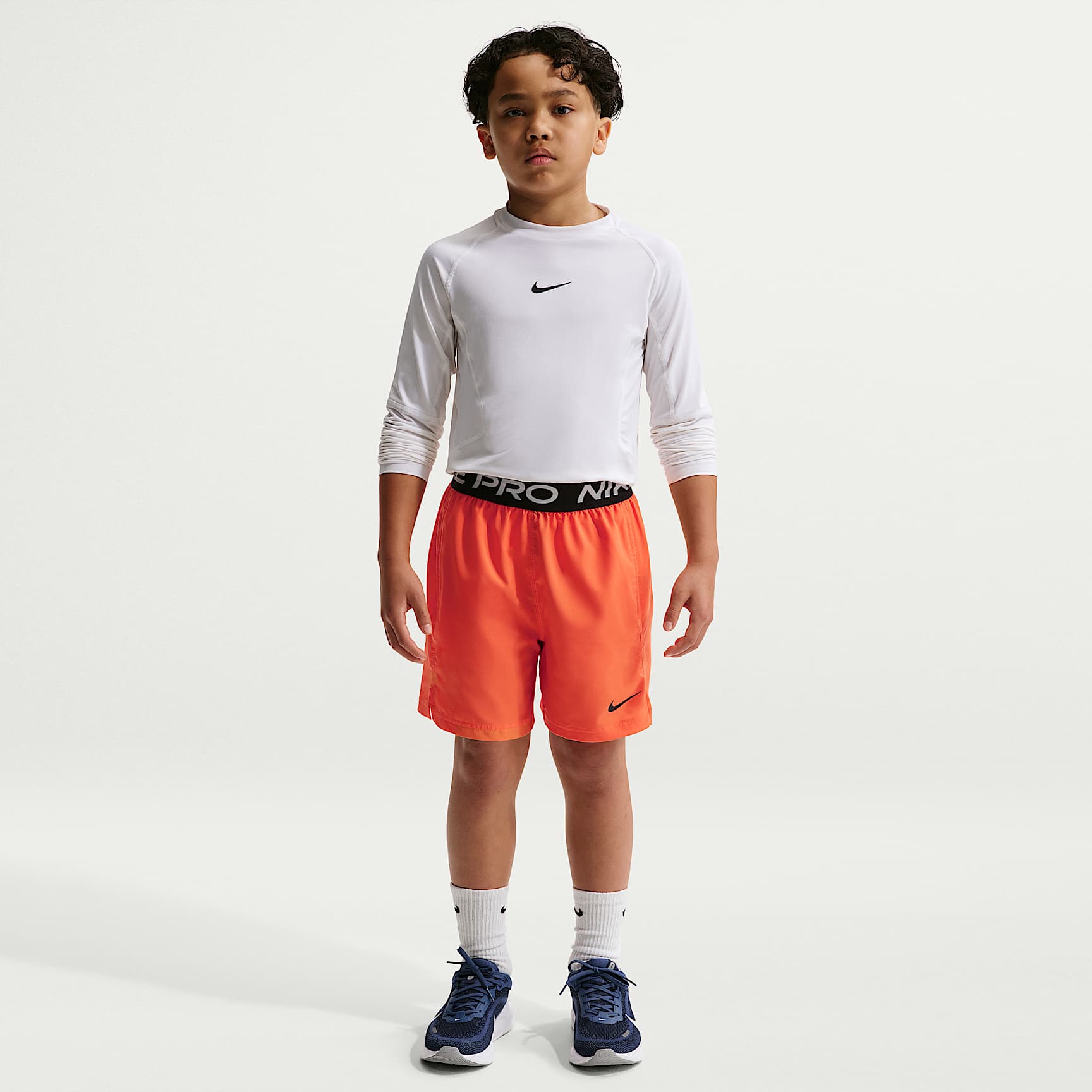 Shorts de entrenamiento Dri-FIT para niño talla grande Nike Pro