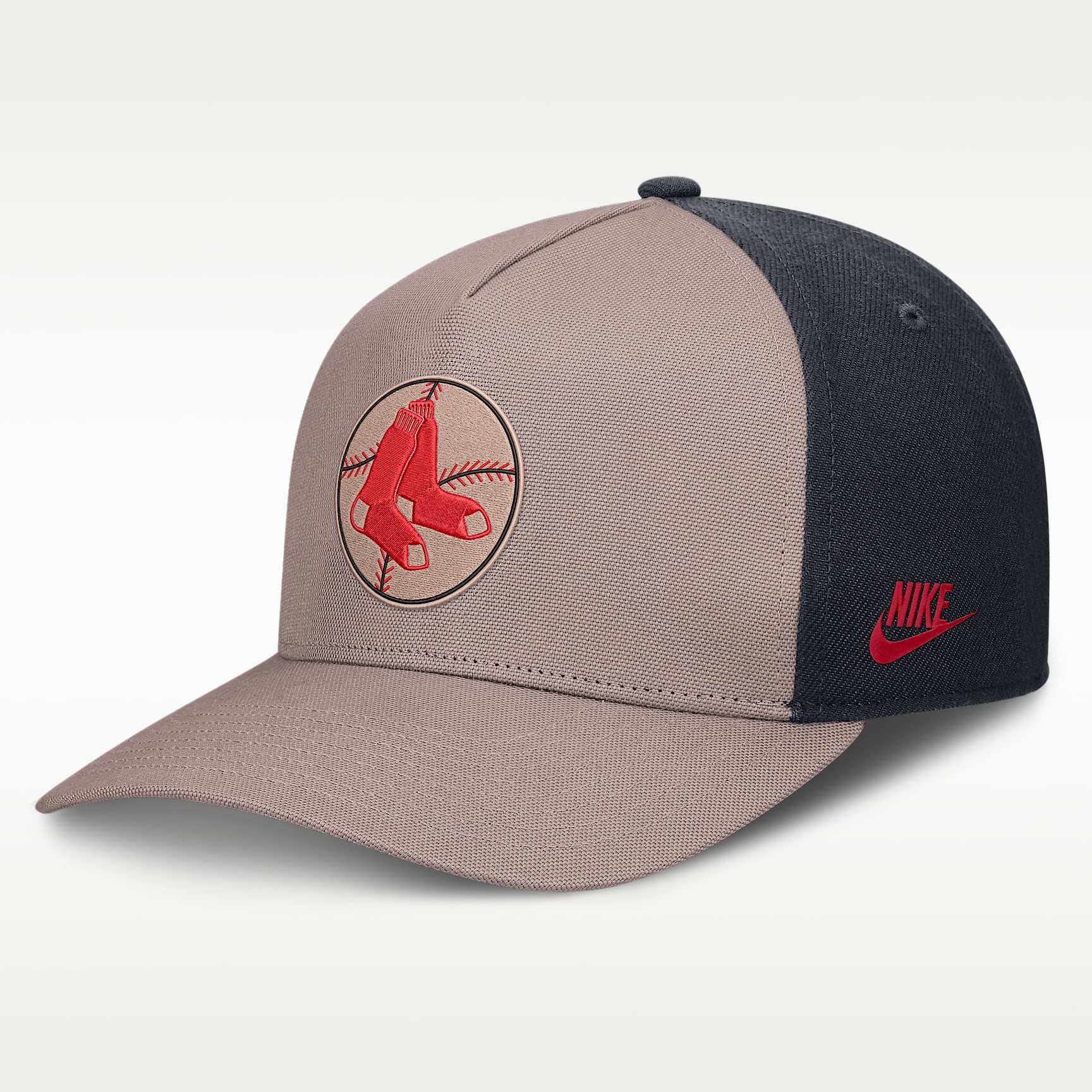 Gorra Nike de la MLB ajustable con estructura A-Frame para hombre Boston Red Sox Cooperstown Rise