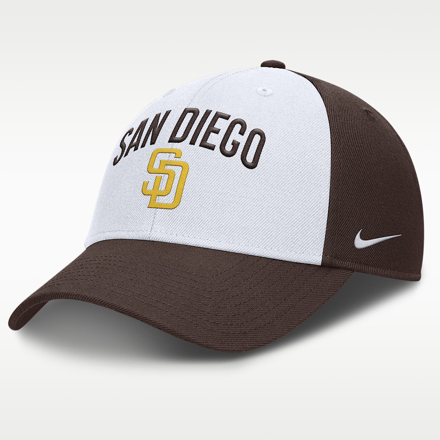 Gorra Nike Dri-FIT de la MLB ajustable para hombre San Diego Padres Club