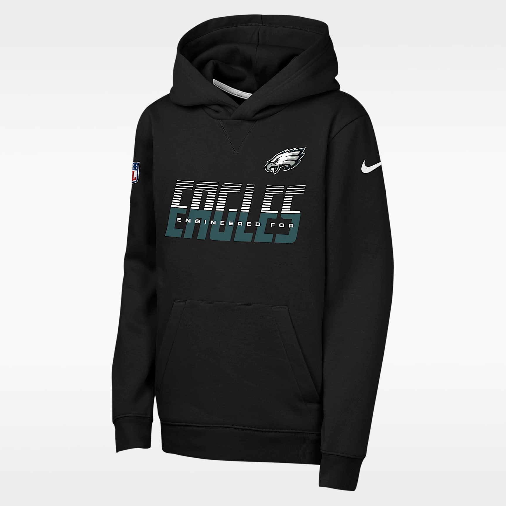 Philadelphia Eagles Sideline Big Kids' Nike NFL Pullover Hoodie