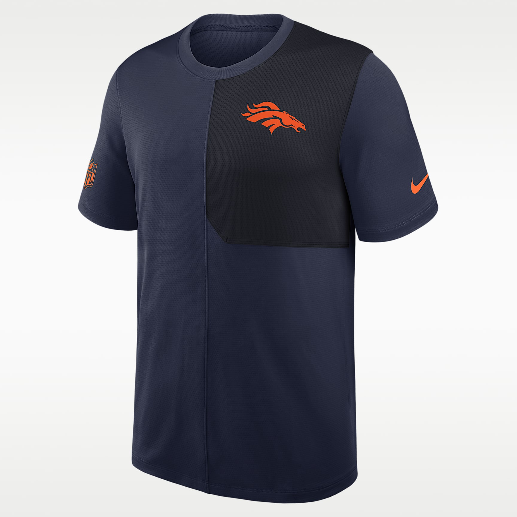 Denver Broncos Sideline Coach Men's Nike Dri-FIT NFL Top