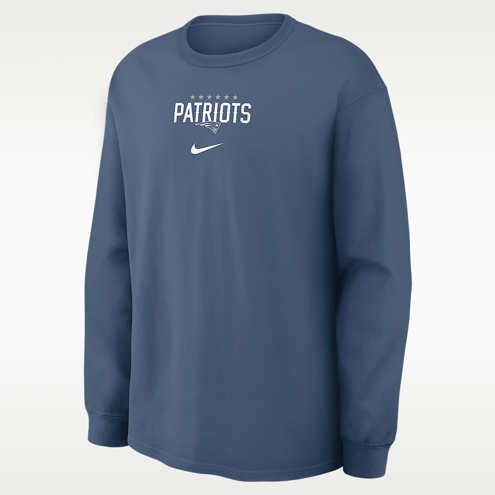 Playera de manga larga Nike de la NFL para hombre New England Patriots Rivalries Collection Max90