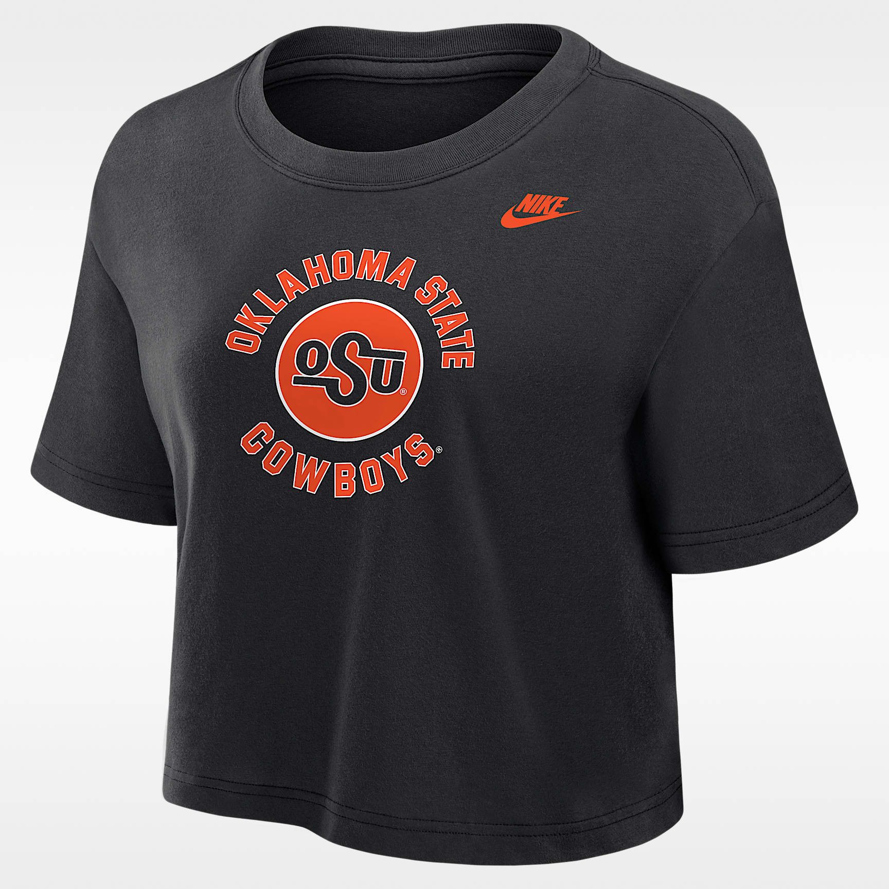 Oklahoma State Cowboys Women's Nike Dri-FIT Cropped T-Shirt