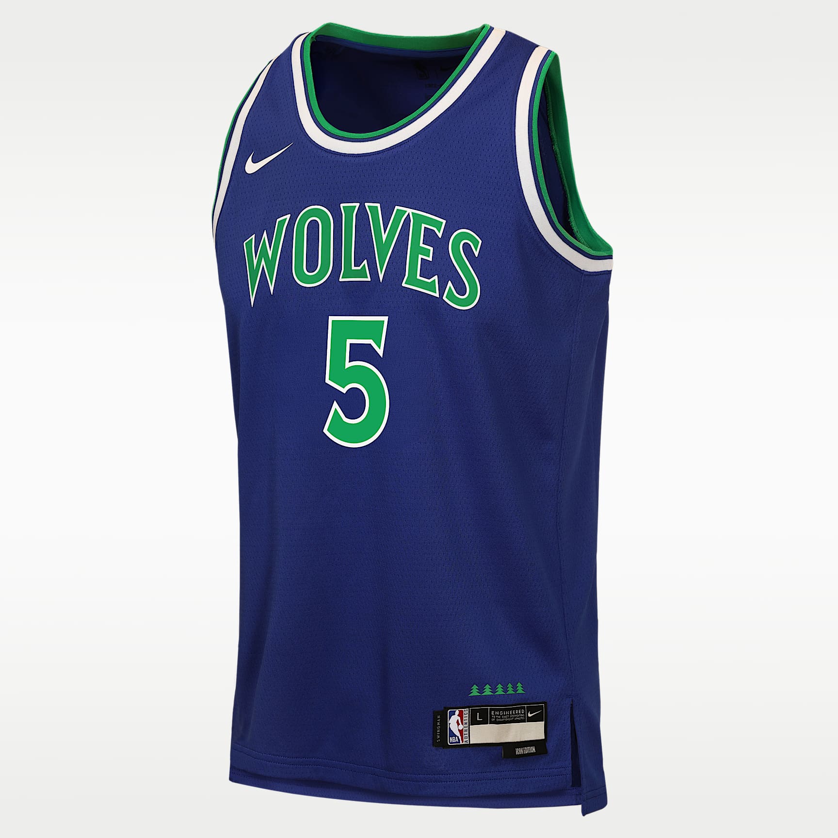 Anthony Edwards Minnesota Timberwolves Icon Edition Big Kids' Nike NBA Swingman Jersey