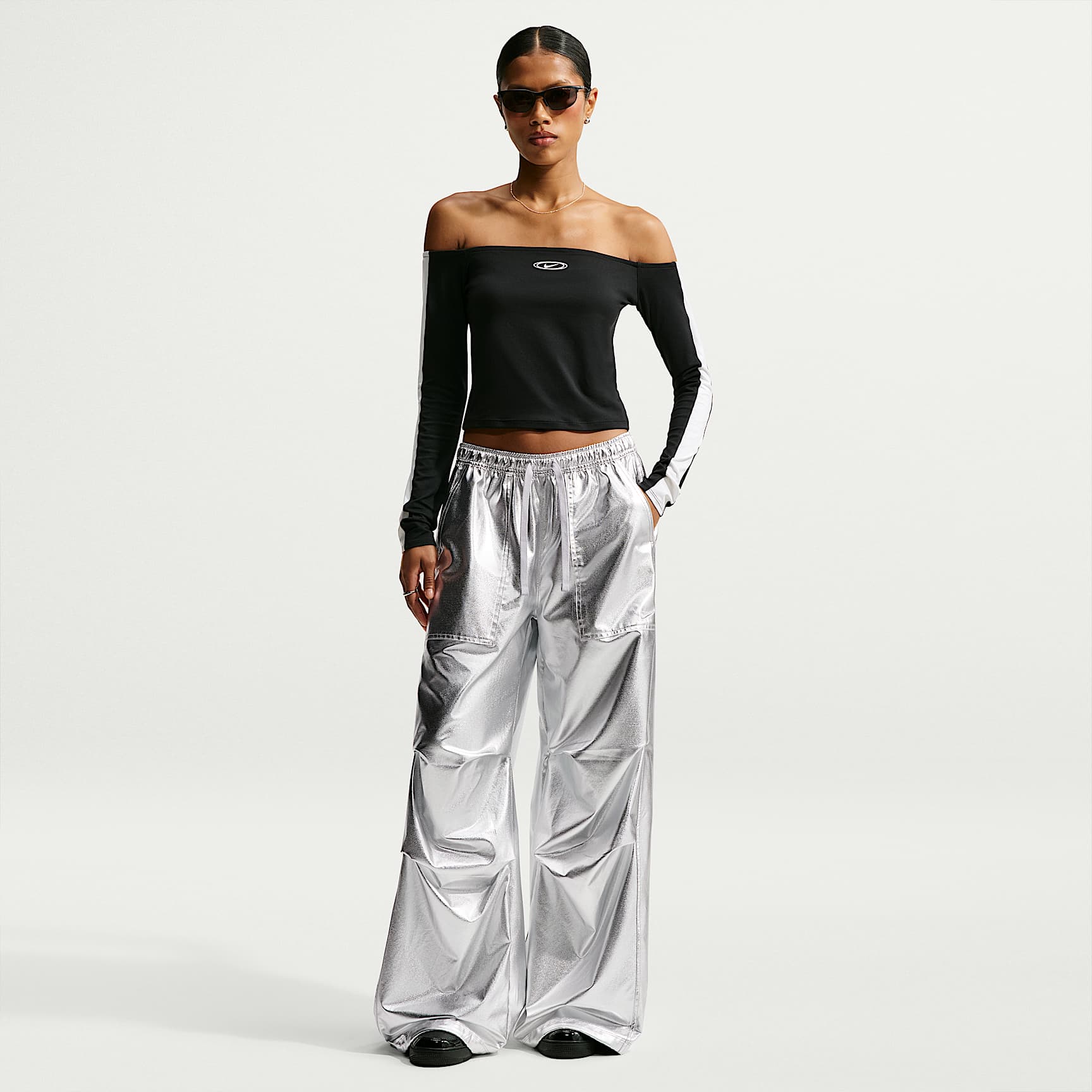 Pants holgados con estructura para mujer Nike Sportswear