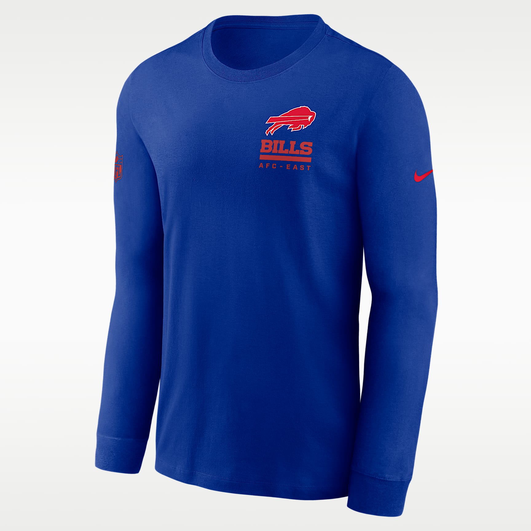 Buffalo Bills Sideline Team Issue Men's Nike Dri-FIT NFL Long-Sleeve T-Shirt
