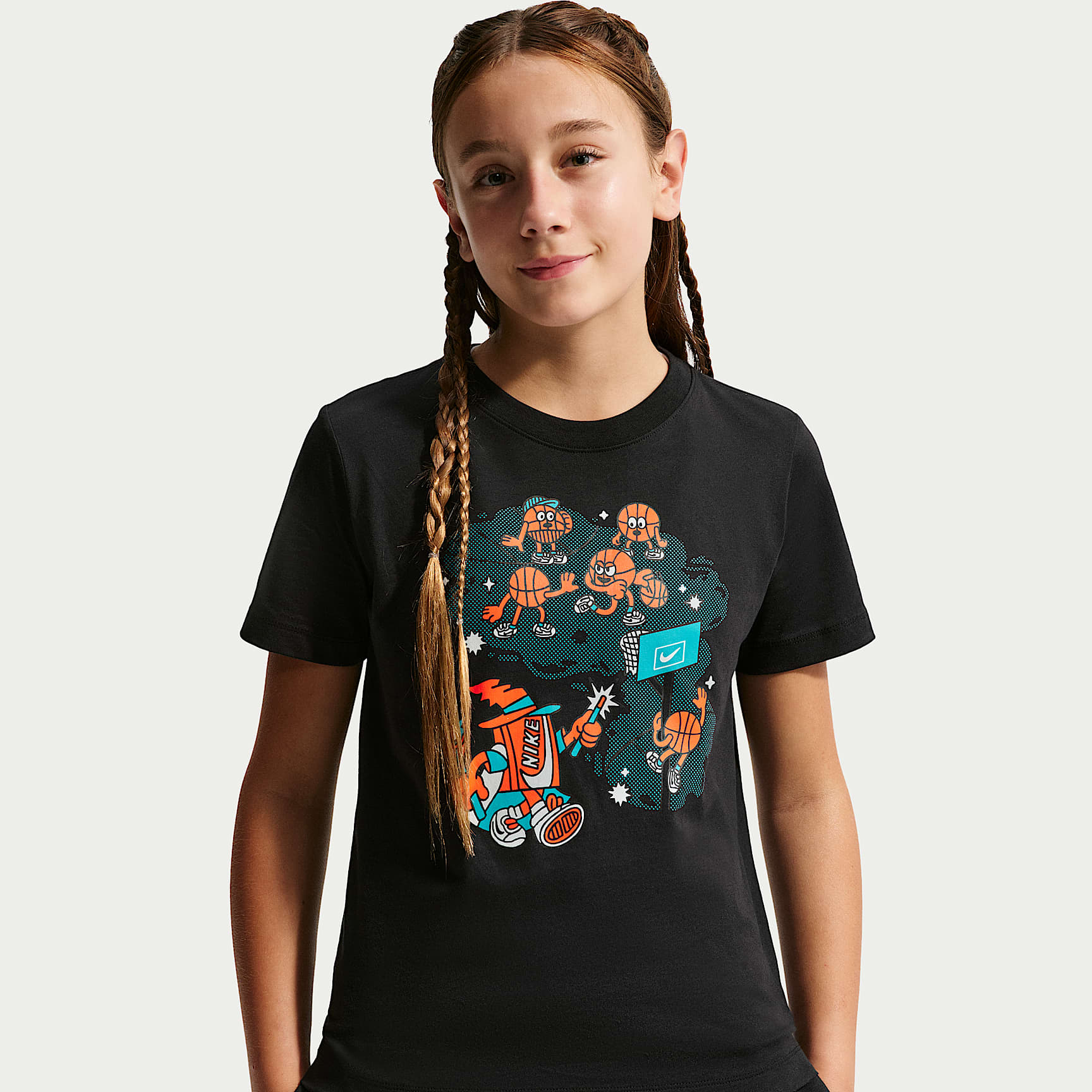 Playera para niños talla grande Nike Sportswear