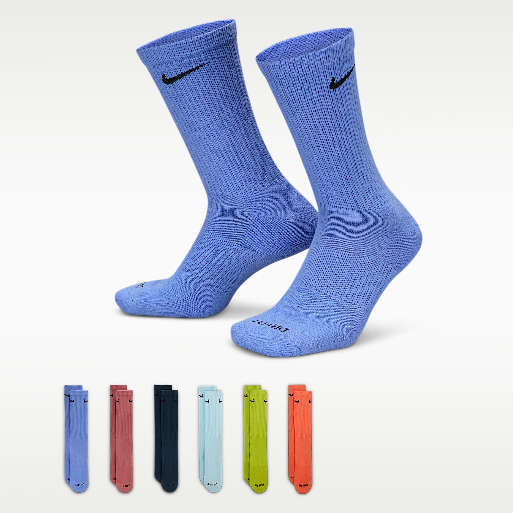 Nike Everyday Plus Cushioned Training Crew Socks (6 Pairs)