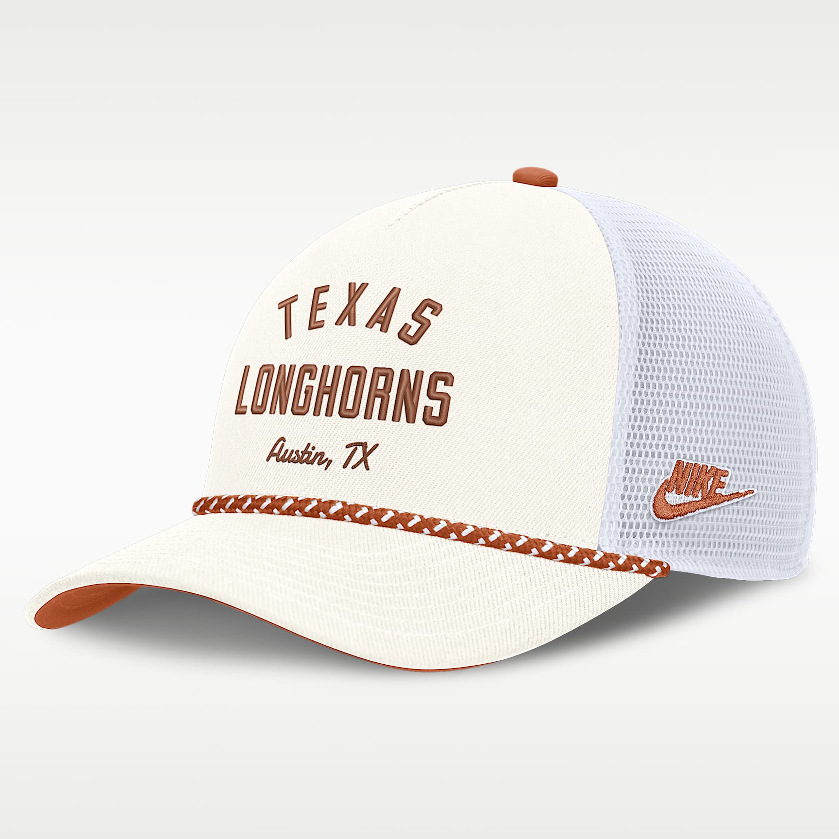 Texas Denim Men's Nike College Trucker Adjustable Hat