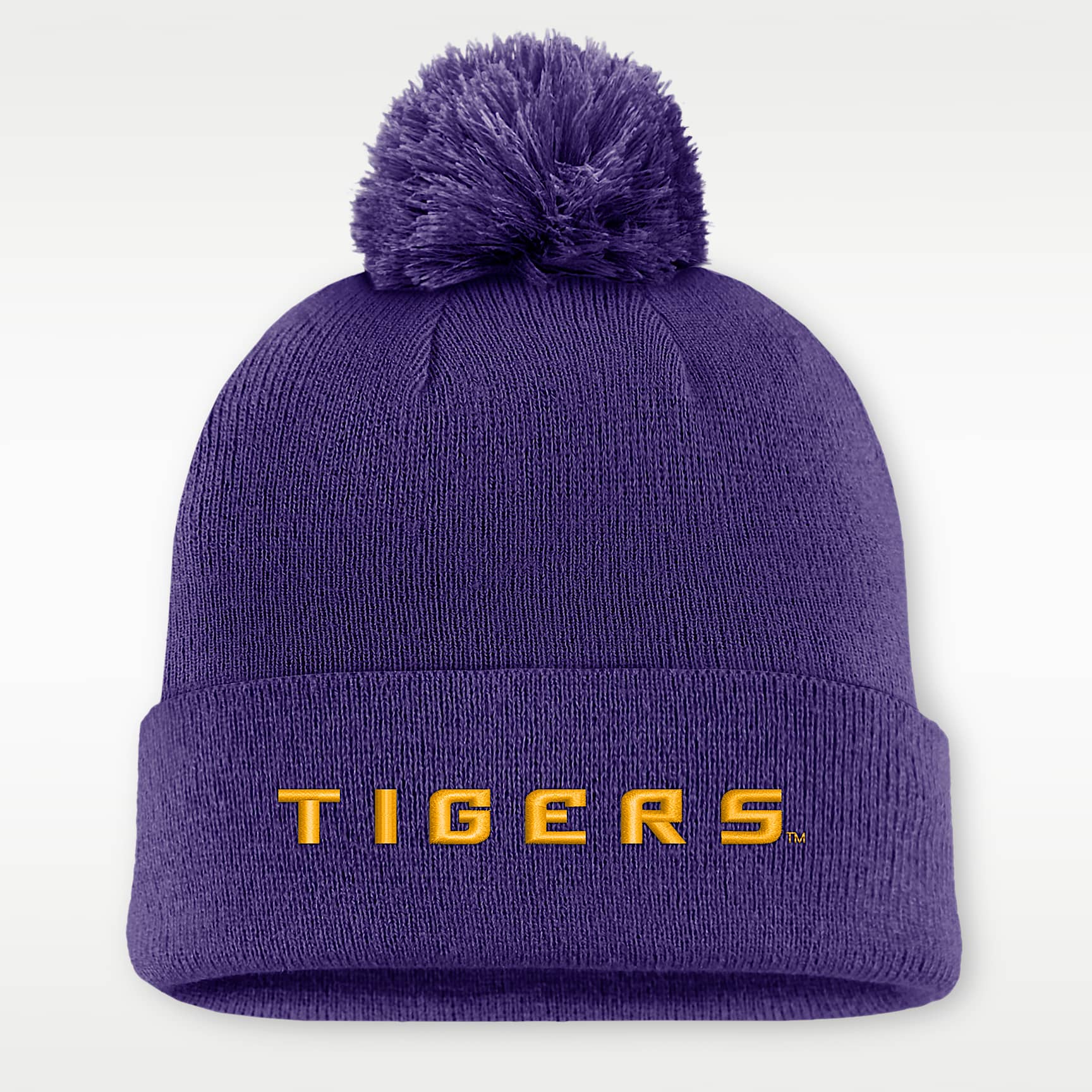LSU Peak Men's Nike College Cuffed Beanie