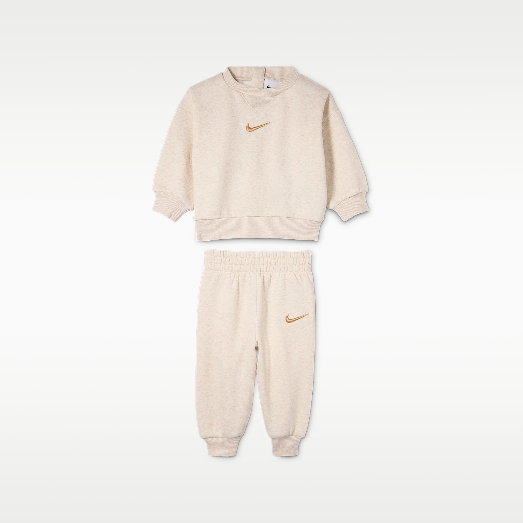 Dwuczęściowy dzianinowy zestaw z bluzą dla niemowląt (0–9 M) Nike Essential