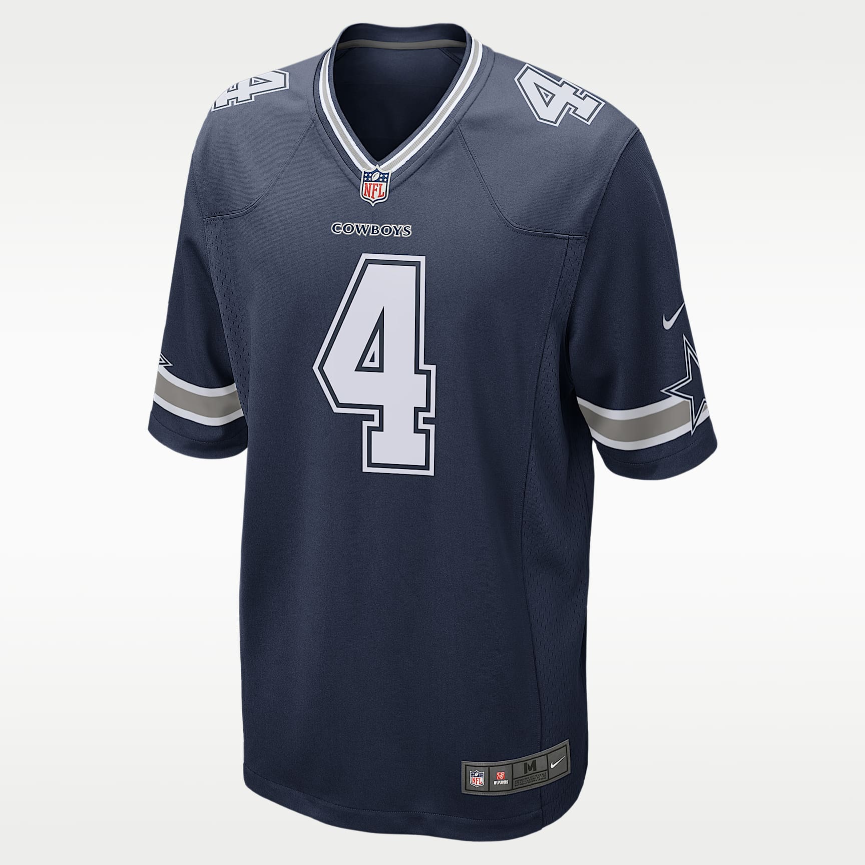 Jersey de fútbol americano NFL Dallas Cowboys (Dak Prescott) para hombre