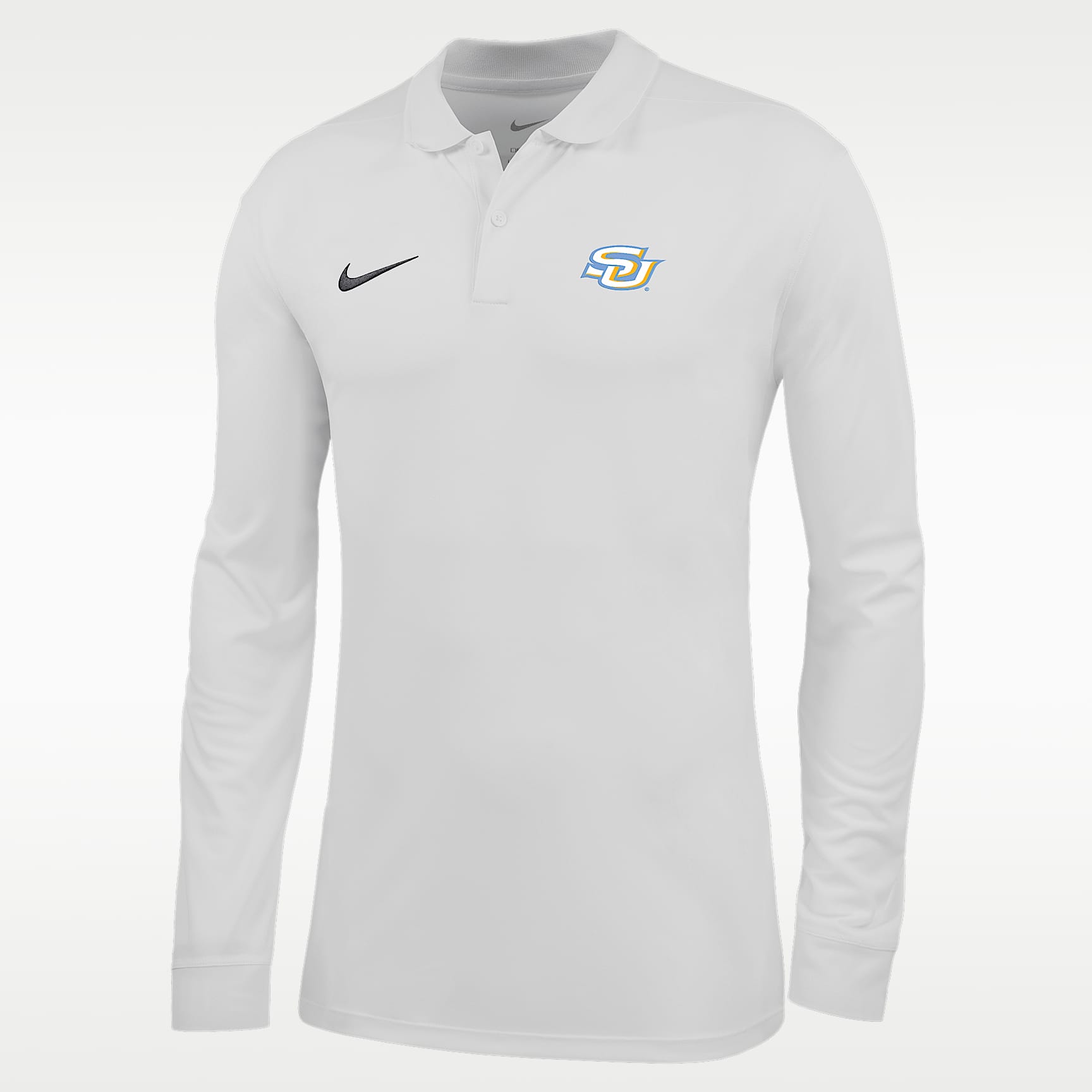 Nike College (Southern University and A&M) Men's Dri-FIT Long-Sleeve Polo