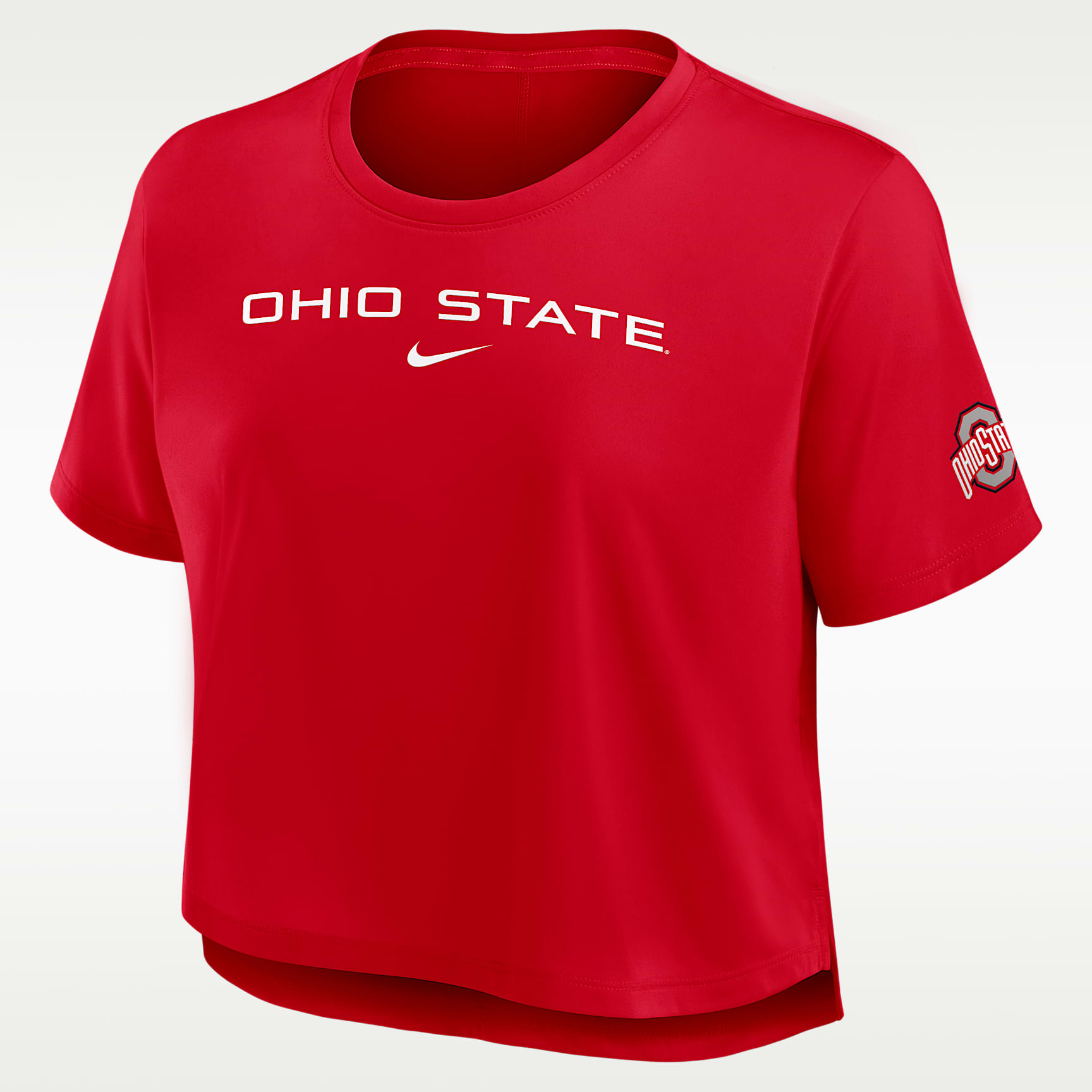 Ohio State Premium Performance Women's Nike Dri-FIT Cropped Top