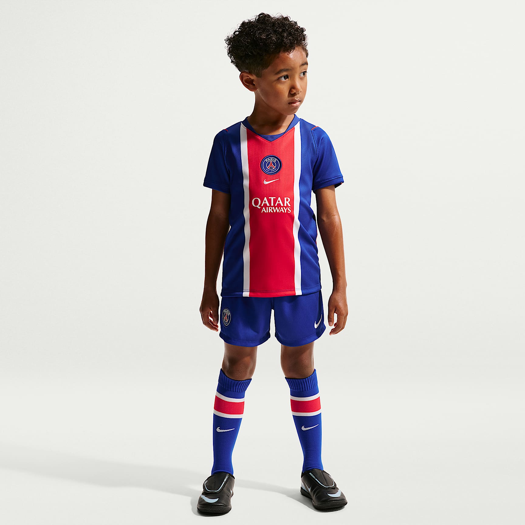 Primera equipación Stadium París Saint-Germain 2026 Equipación de fútbol de tres piezas Replica Nike - Niño/a pequeño/a