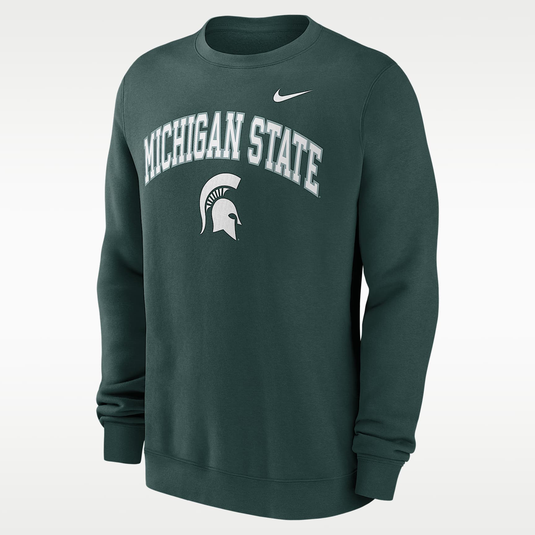 Sudadera de cuello redondo sin cierre universitaria Nike para hombre Michigan State Arch