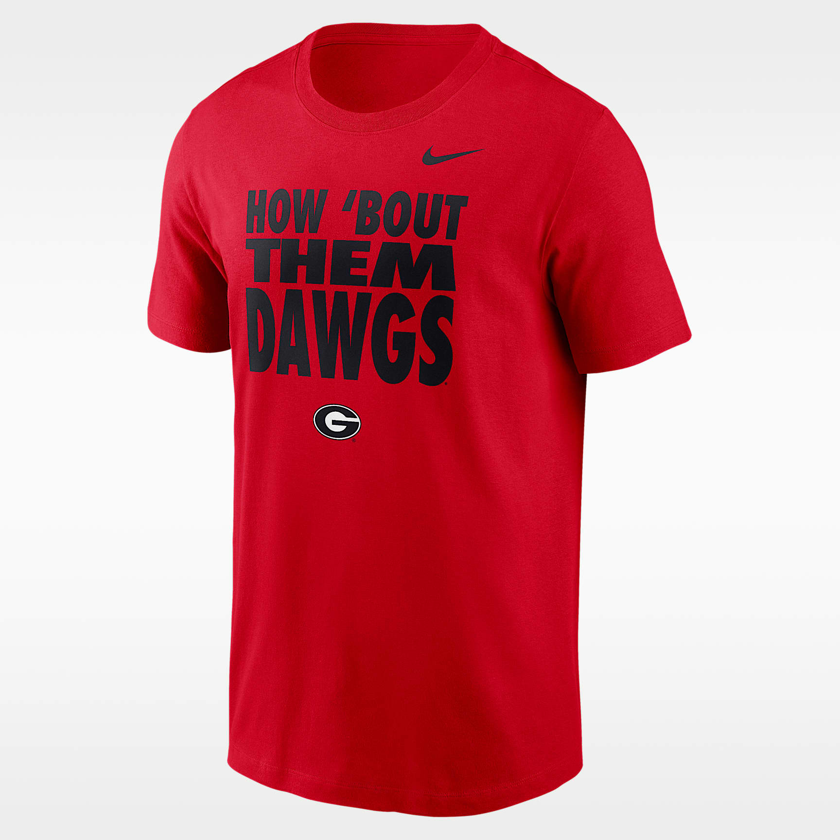 Playera de manga larga universitaria Nike Dri-FIT para hombre Georgia Sideline Slogan