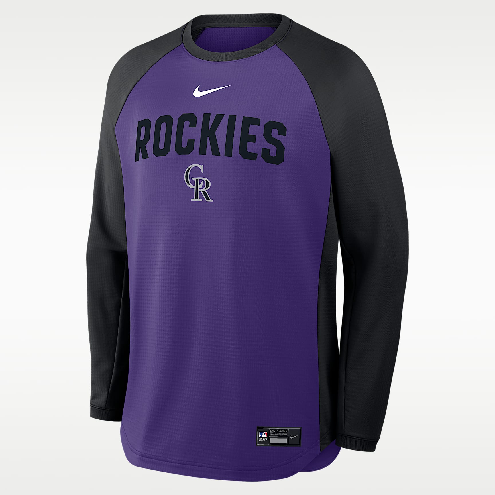 Colorado Rockies Authentic Collection Men's Nike Dri-FIT Pullover Crew