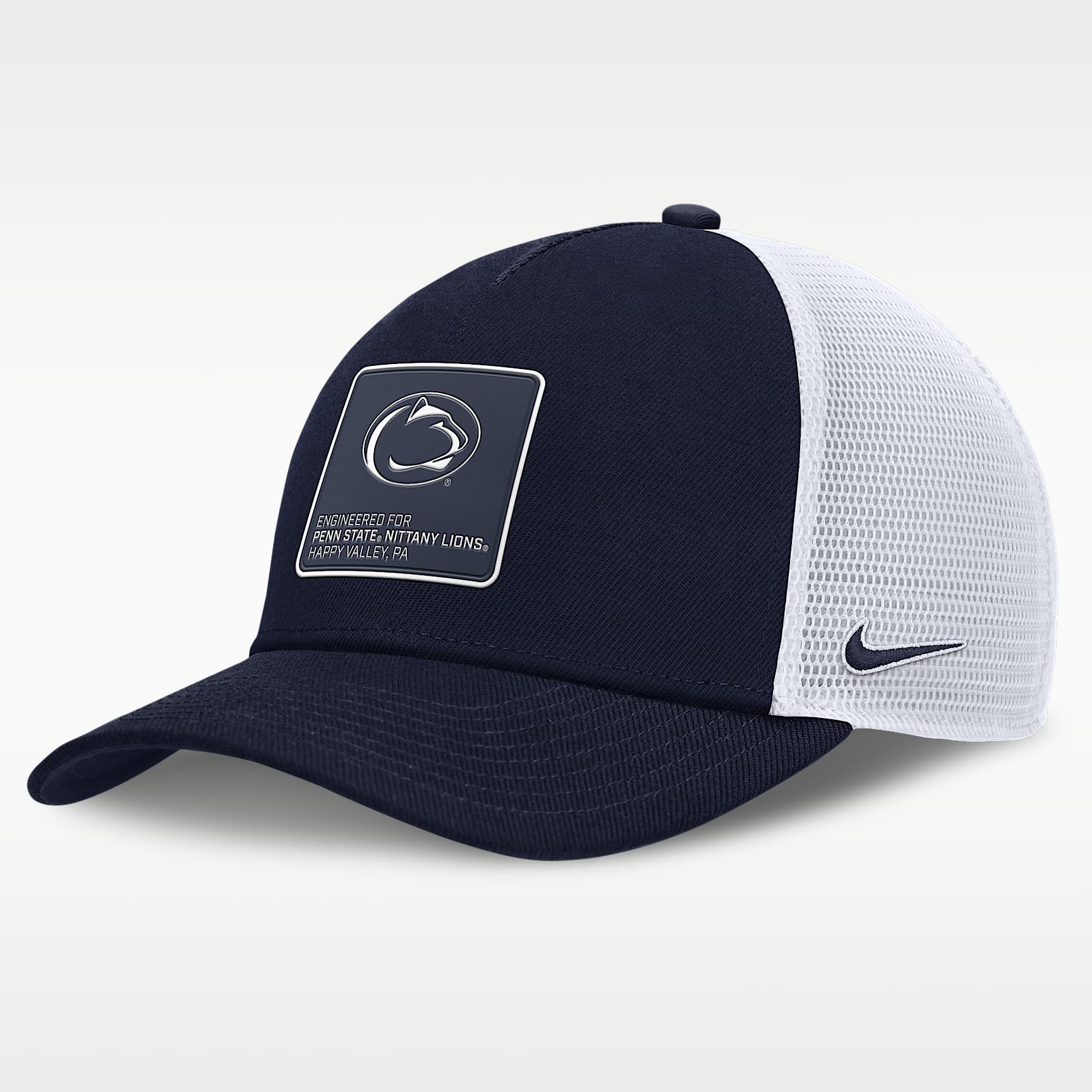 Gorra de rejilla universitaria Nike ajustable para hombre Penn State On-Field Rise Engineered