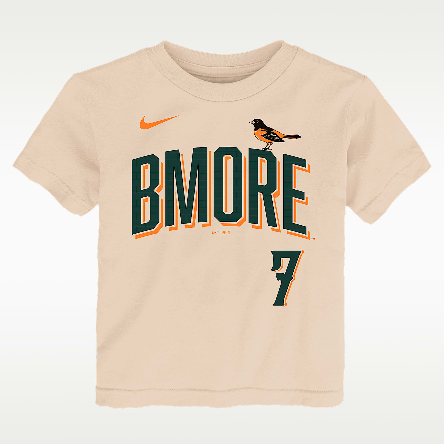 Jackson Holliday Baltimore Orioles City Connect Toddler Nike MLB T-Shirt