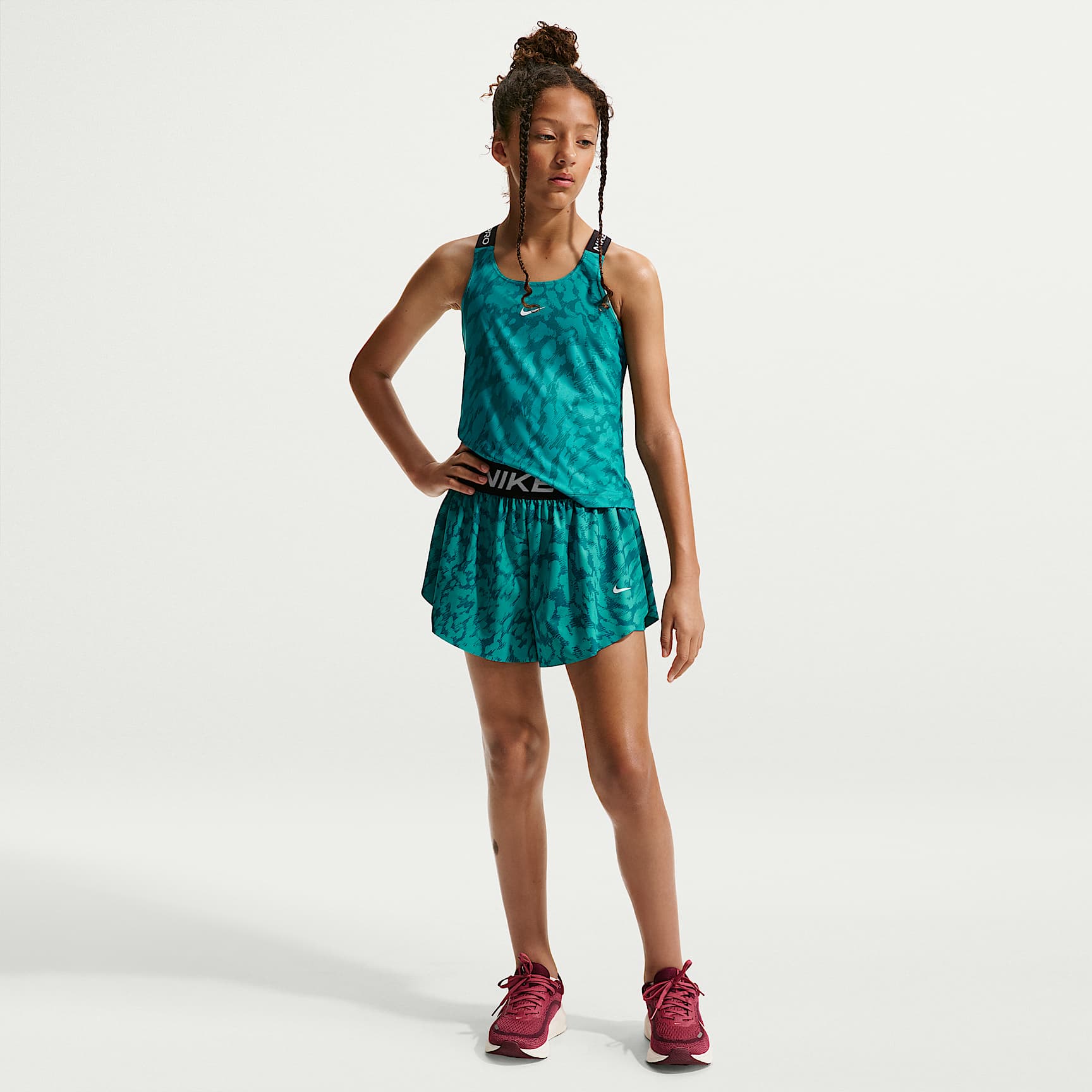 Nike Pro Big Kids' (Girls') 2-in-1 Shorts