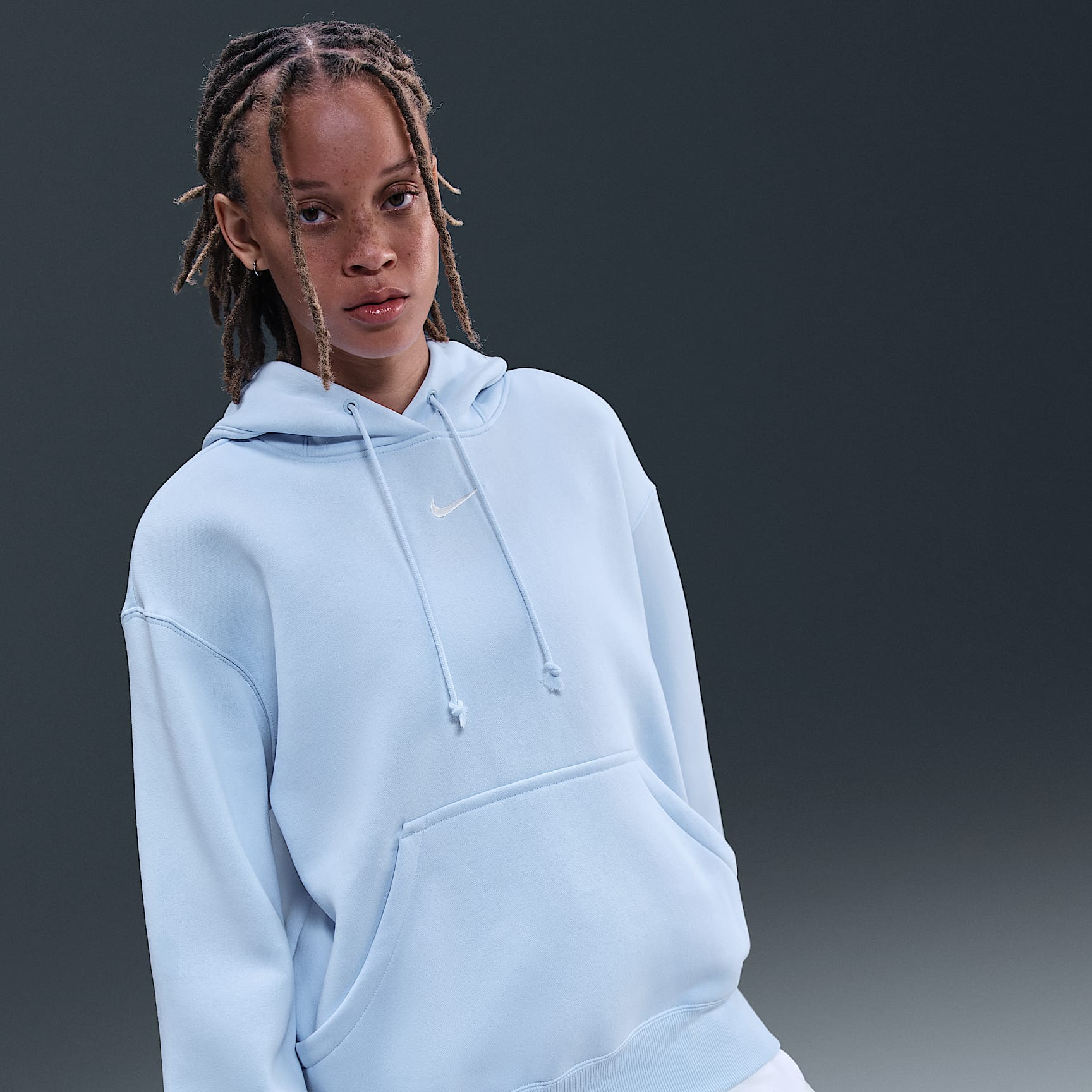 Sudadera con gorro sin cierre oversized para mujer Nike Sportswear Phoenix Fleece