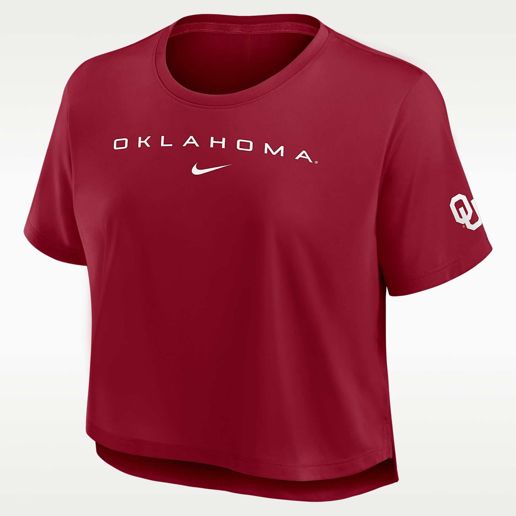 Oklahoma Premium Performance Women's Nike Dri-FIT Cropped Top