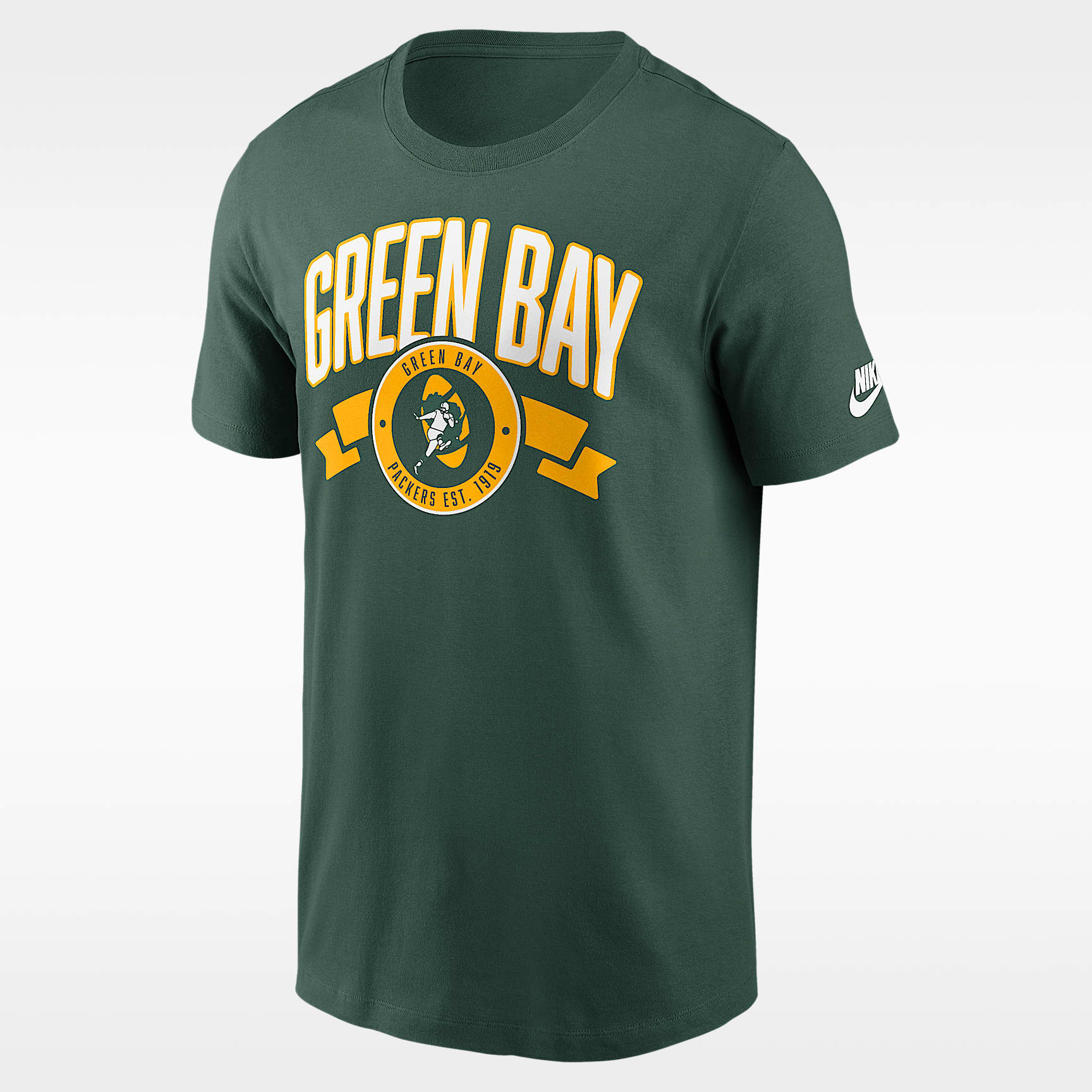 Green Bay Packers Rewind Front And Back Hit Essential Men's Nike NFL T-Shirt