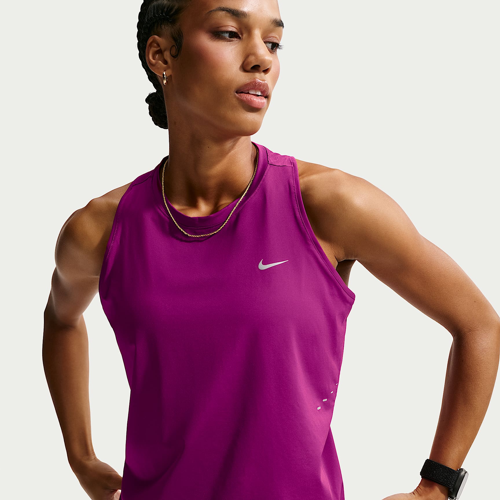 Camiseta de tirantes de correr Dri-FIT para mujer Nike Swift