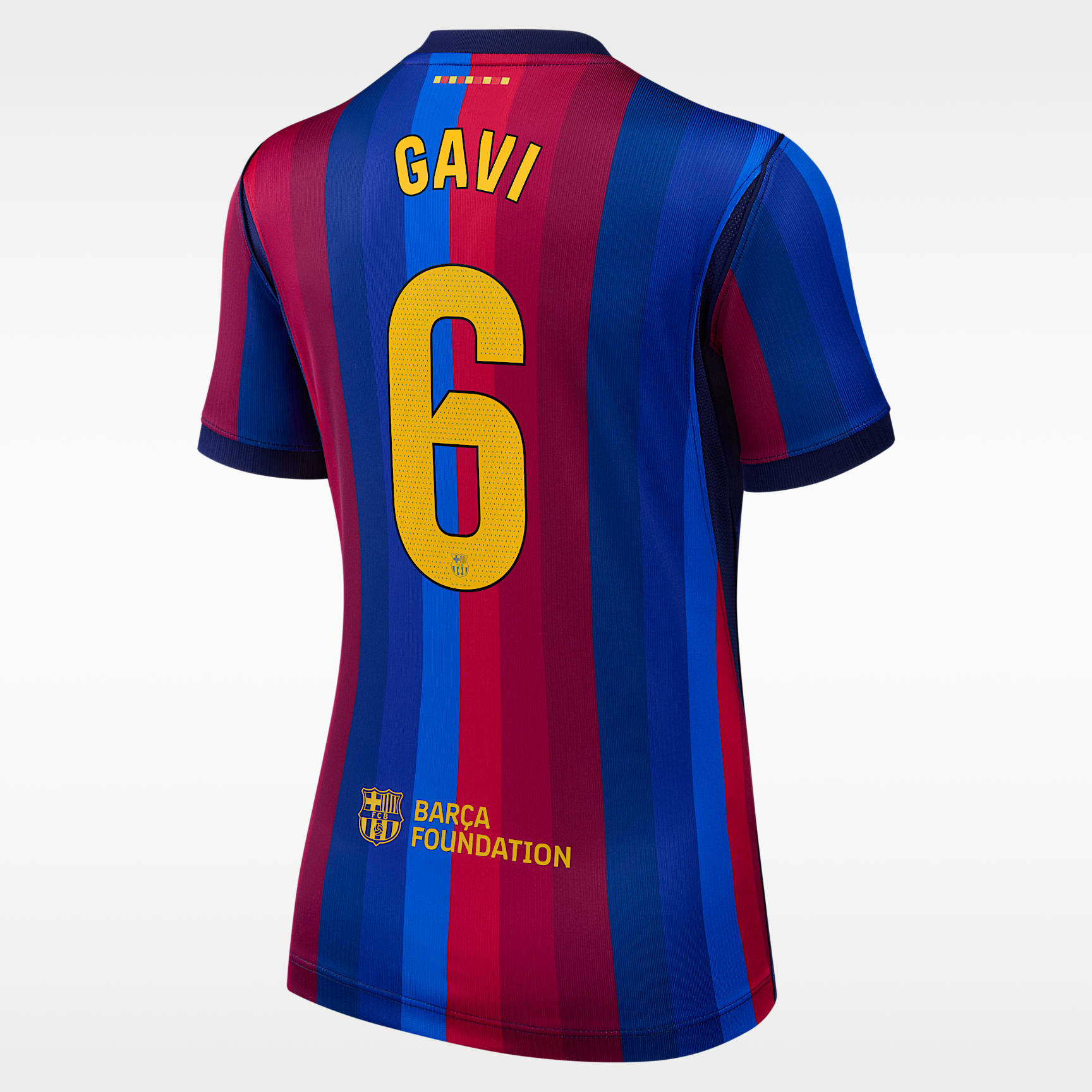 Gavi FC Barcelona 2026/27 Stadium Home Women's Nike Dri-FIT Soccer Jersey