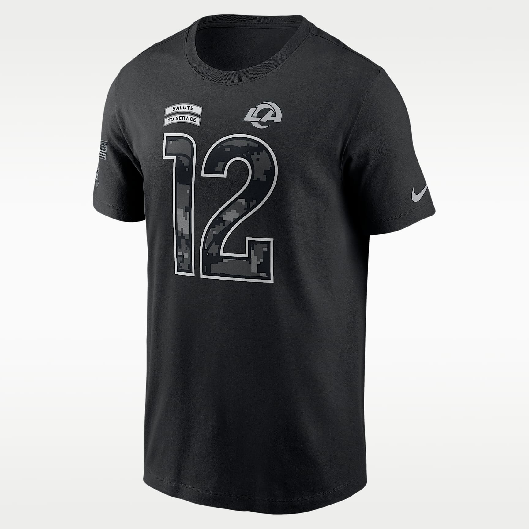 Puka Nacua Los Angeles Rams Salute to Service Men's Nike NFL T-Shirt