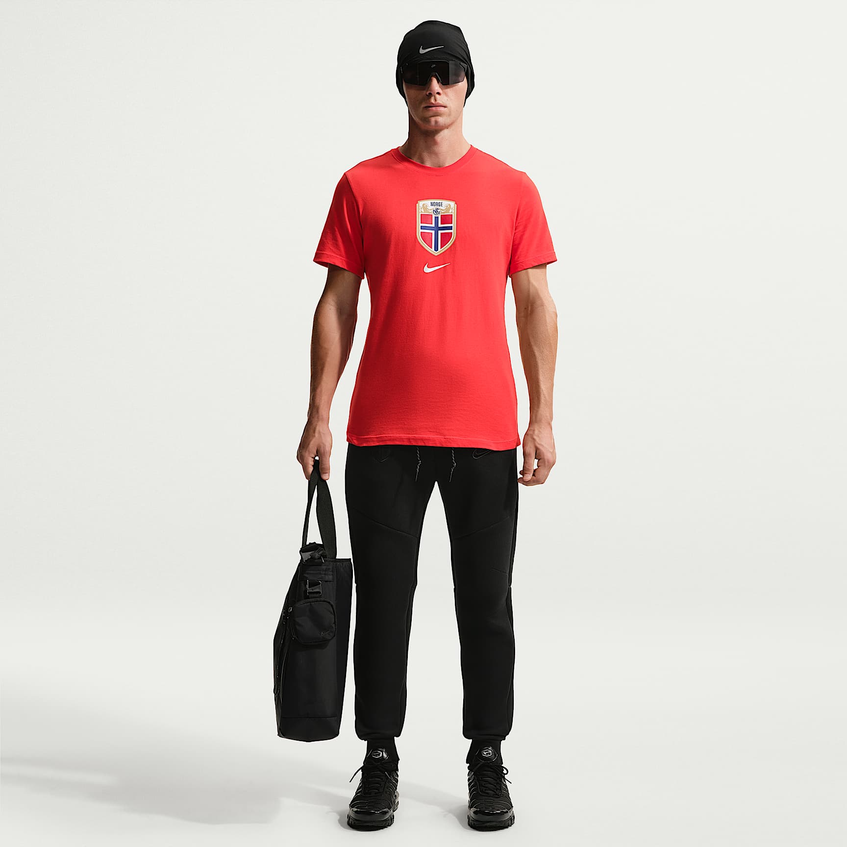 Ανδρικό ποδοσφαιρικό παντελόνι φόρμας Nike Νορβηγία Tech Fleece