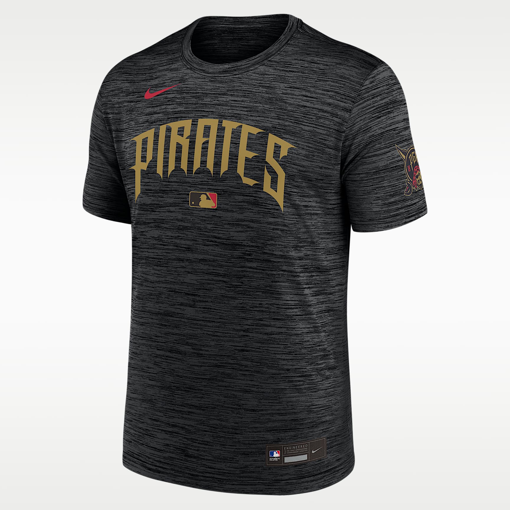 Pittsburgh Pirates City Connect Velocity Men's Nike Dri-FIT MLB T-Shirt