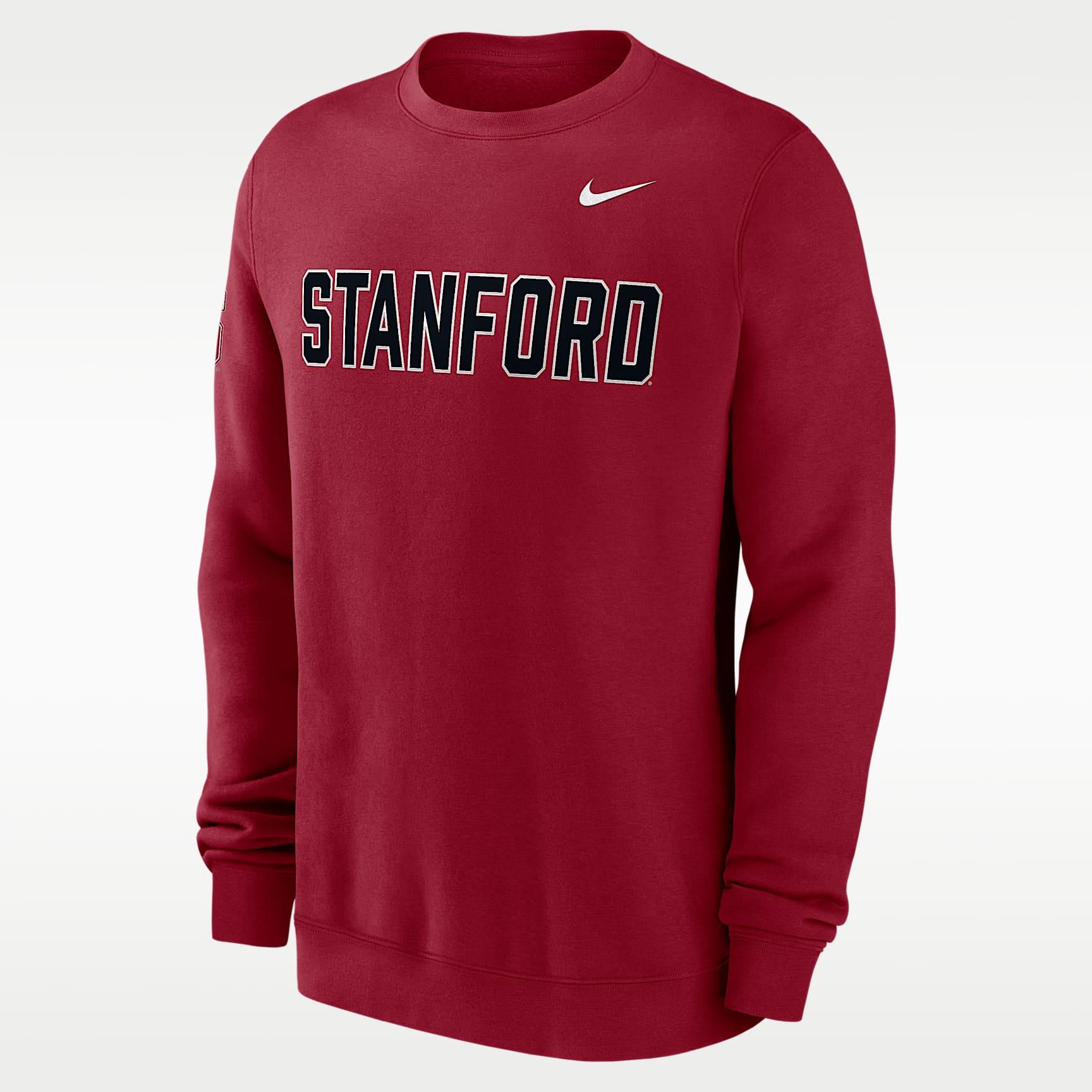 Sudadera de cuello redondo sin cierre universitaria Nike para hombre Stanford Sideline Club