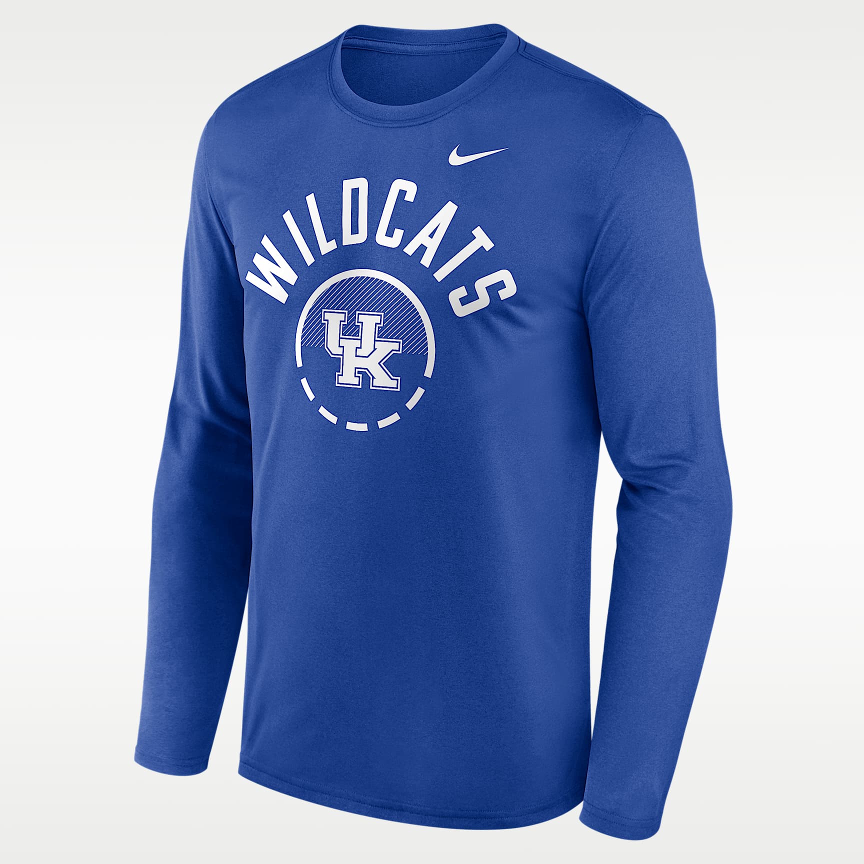 Playera de manga larga universitaria Nike Dri-FIT para hombre Kentucky Courtside