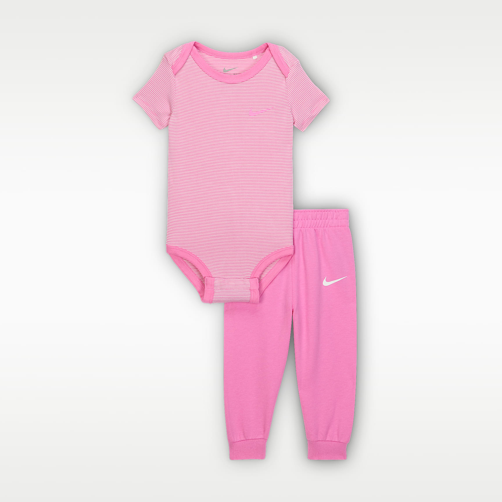 Nike Baby Striped Bodysuit and Joggers Set