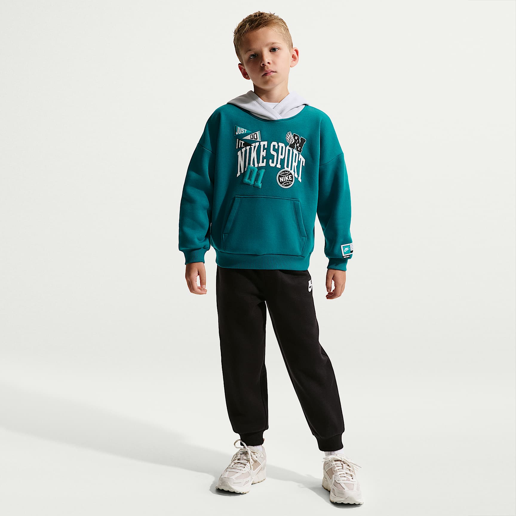 Nike Sportswear Little Kids' Multisport 2-Piece Pullover Hoodie Set