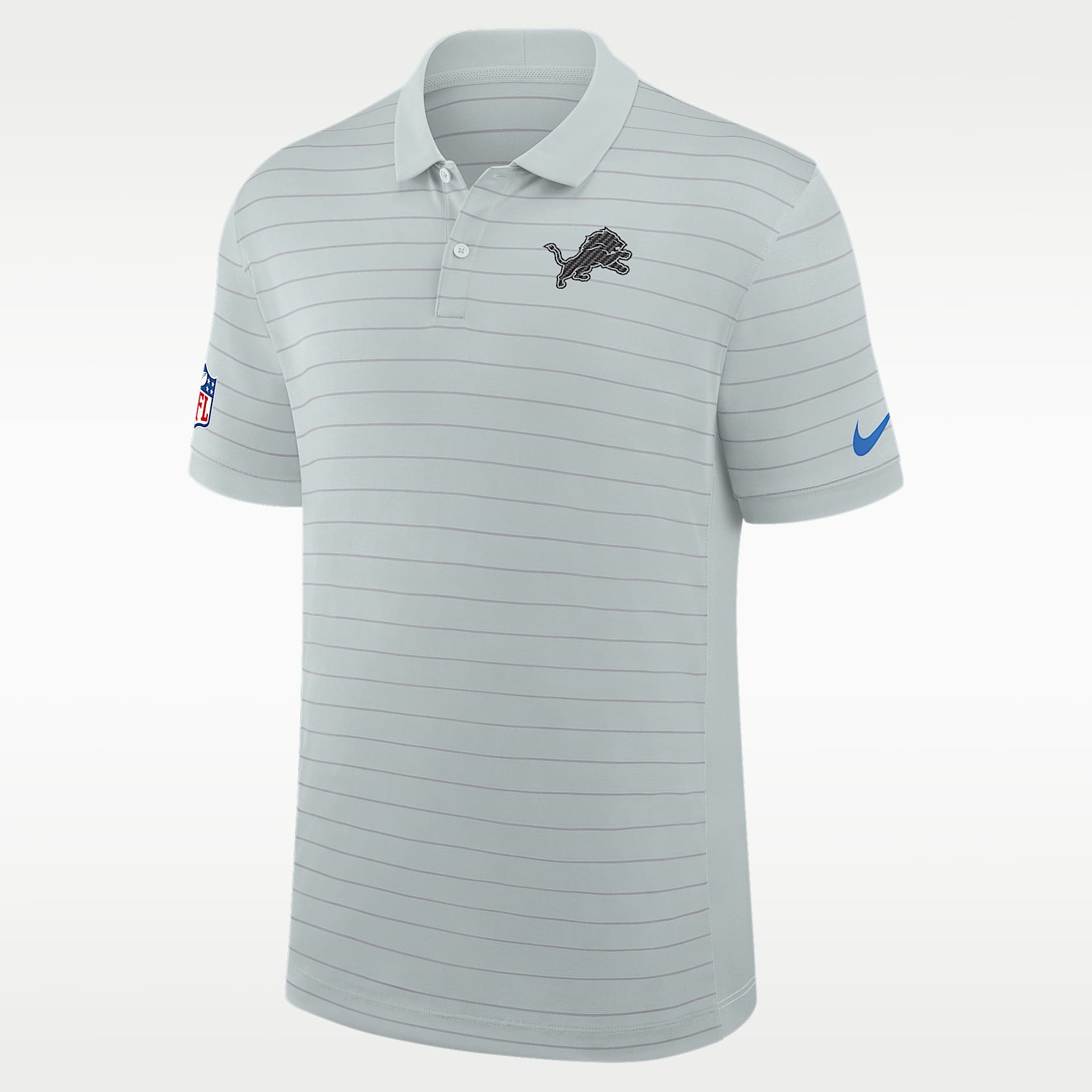 Detroit Lions Rivalries Collection Sideline Victory Striped Men's Nike Dri-FIT NFL Polo
