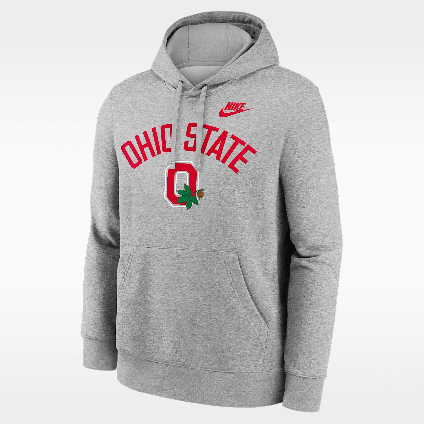 Ohio State Legacy Arch Club Men's Nike College Pullover Hoodie