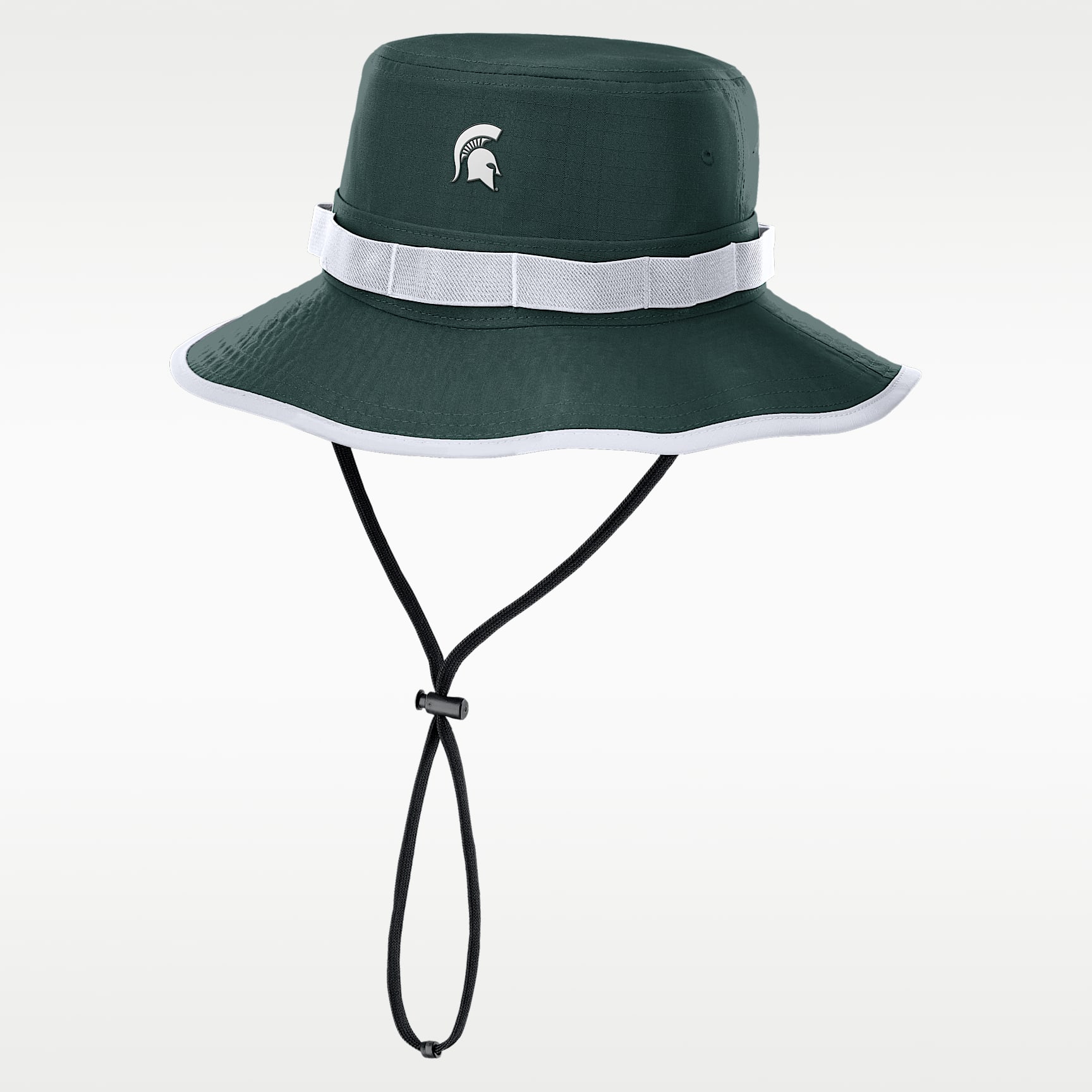 Gorro tipo pescador universitario Nike Dri-FIT para hombre Michigan State Sideline Apex Gameday Boonie
