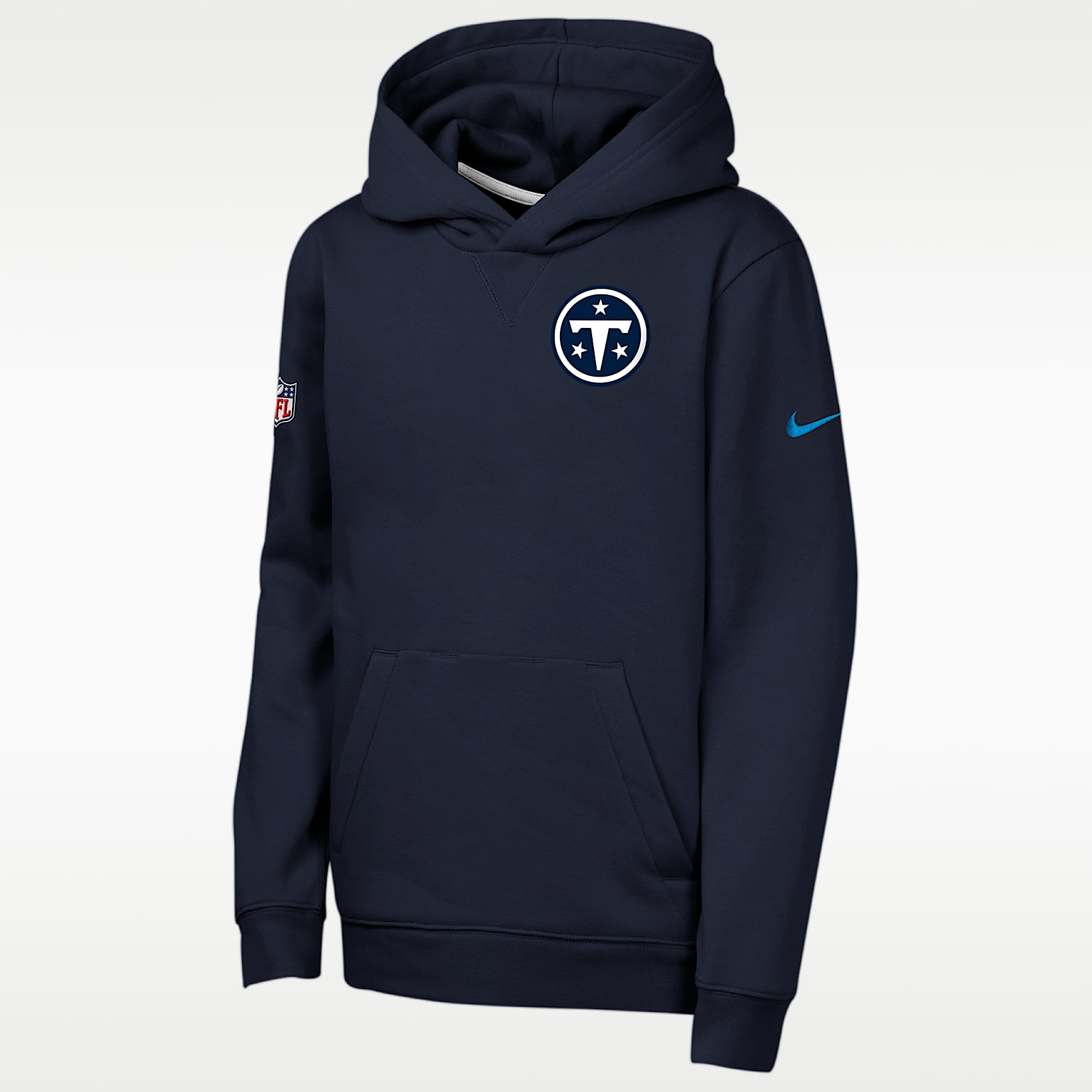 Tennessee Titans Rivalries Collection Sideline Club Big Kids' Nike NFL Pullover Hoodie