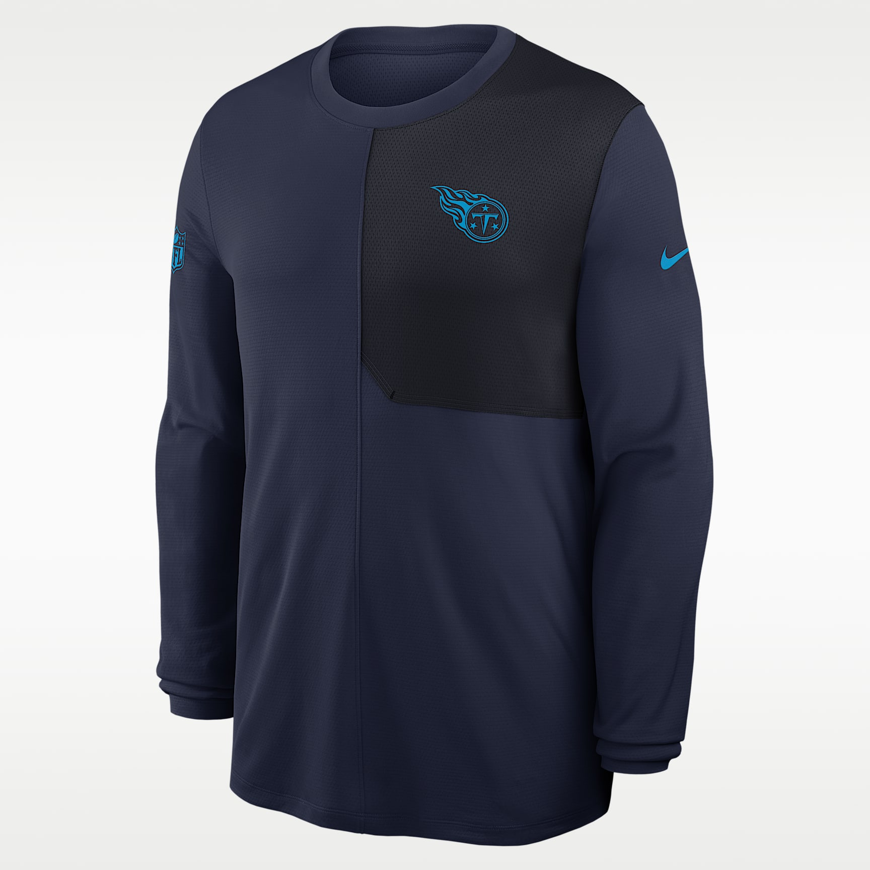 Tennessee Titans Sideline Coach Men's Nike Dri-FIT NFL Long-Sleeve Top
