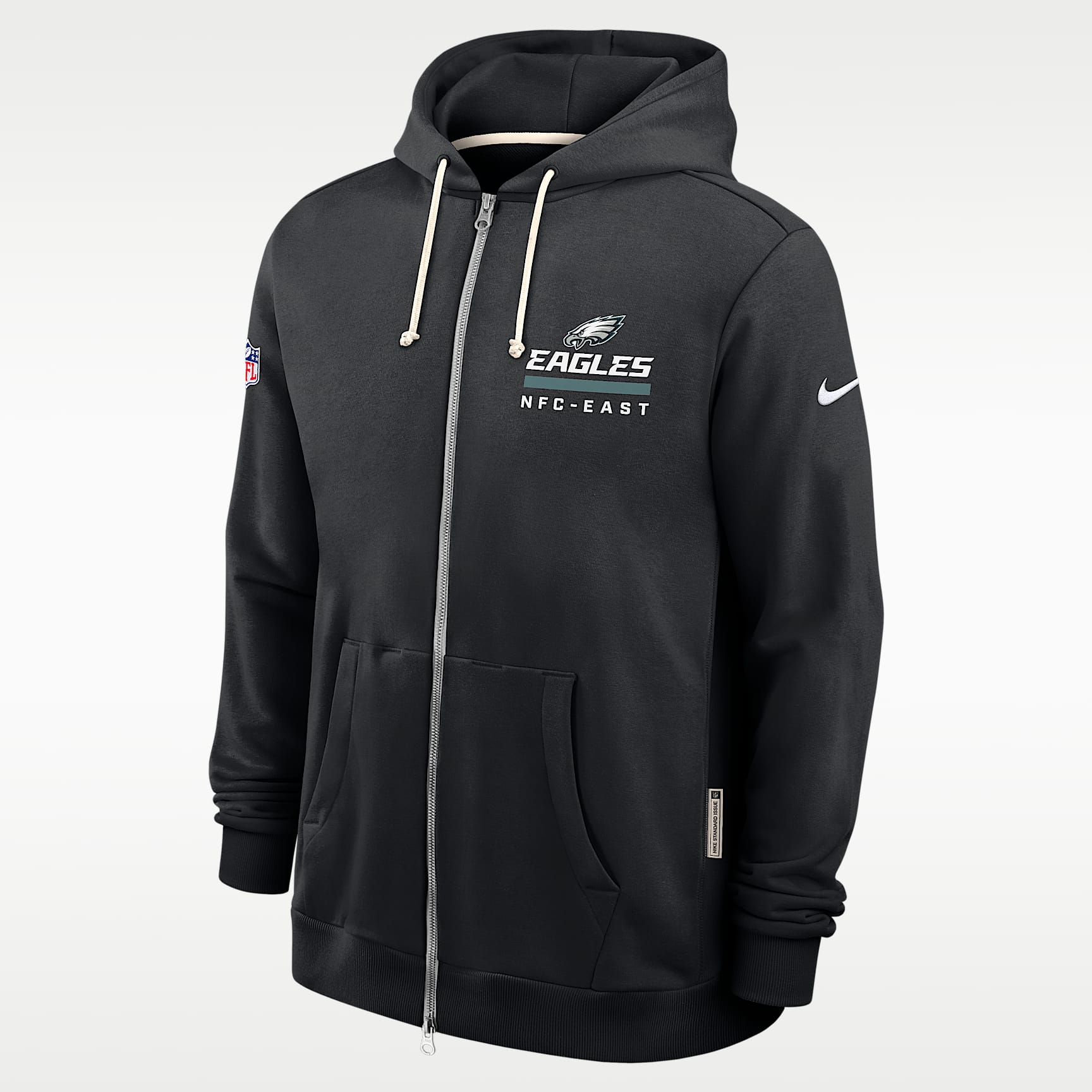 Philadelphia Eagles Utility Player Sideline Men's Nike Dri-FIT NFL Full-Zip Hoodie