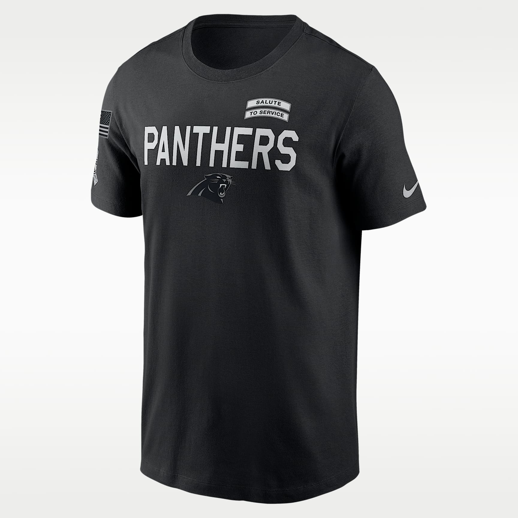 Carolina Panthers Salute to Service Sideline Men's Nike Dri-FIT NFL T-Shirt