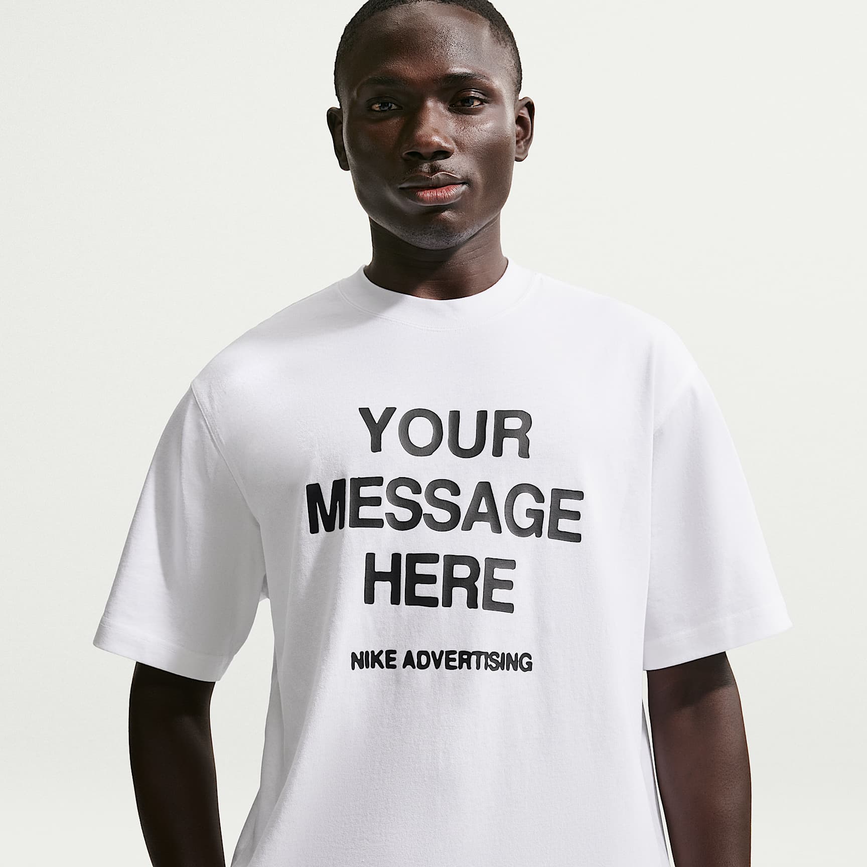 Playera Nike "Your Message Here"