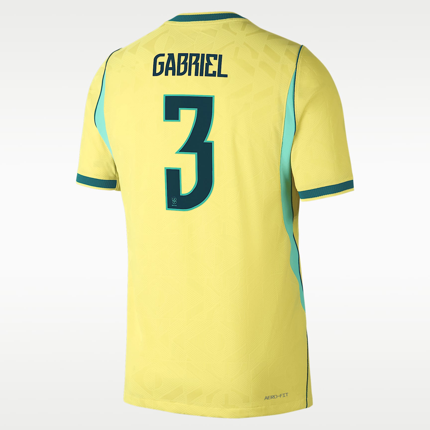Jersey de futbol Nike Dri-FIT ADV de la selección de Brasil local 2026 Match Gabriel Magalhães para hombre