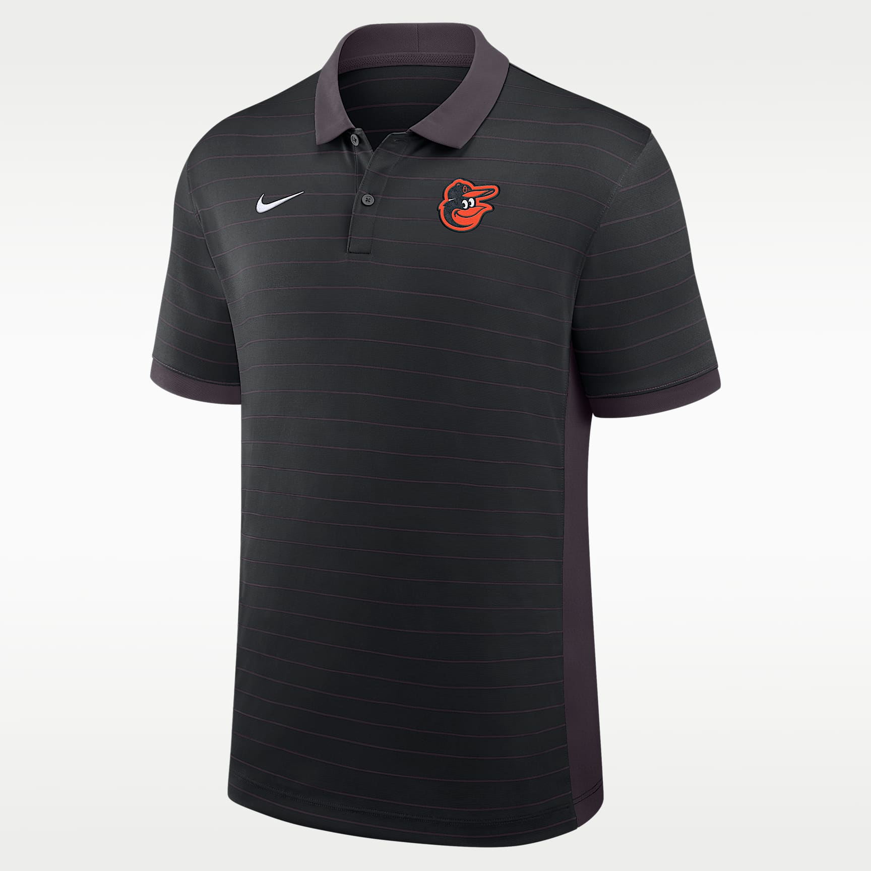 Baltimore Orioles Authentic Collection Striped Victory Men's Nike Dri-FIT MLB Polo